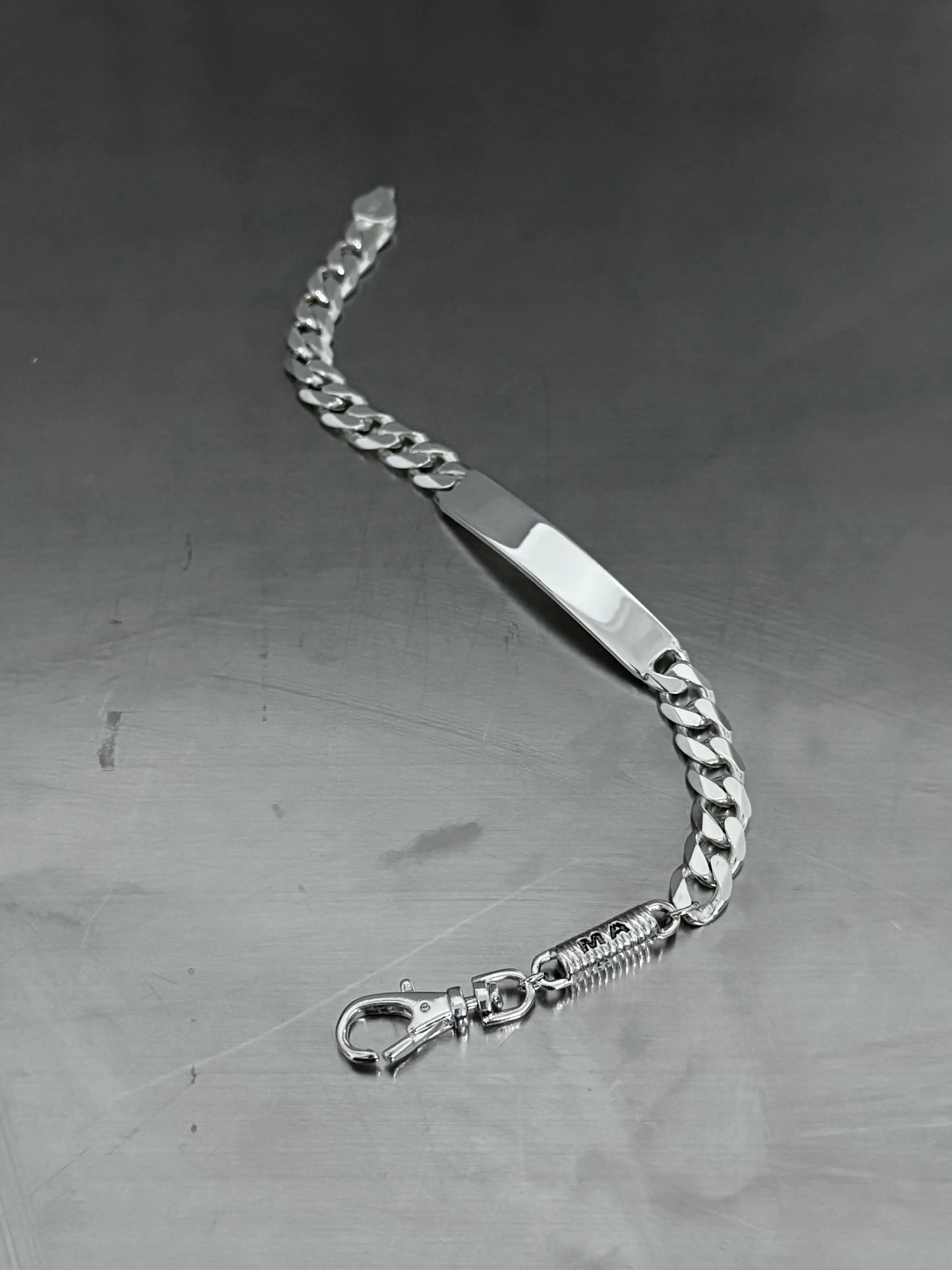 CUBAN SPRING ID BRACELET sold by MARTINE ALI product image thumbnail 5
