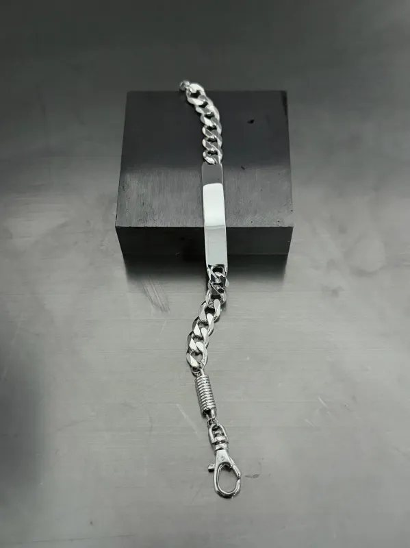 CUBAN SPRING ID BRACELET made by MARTINE ALI