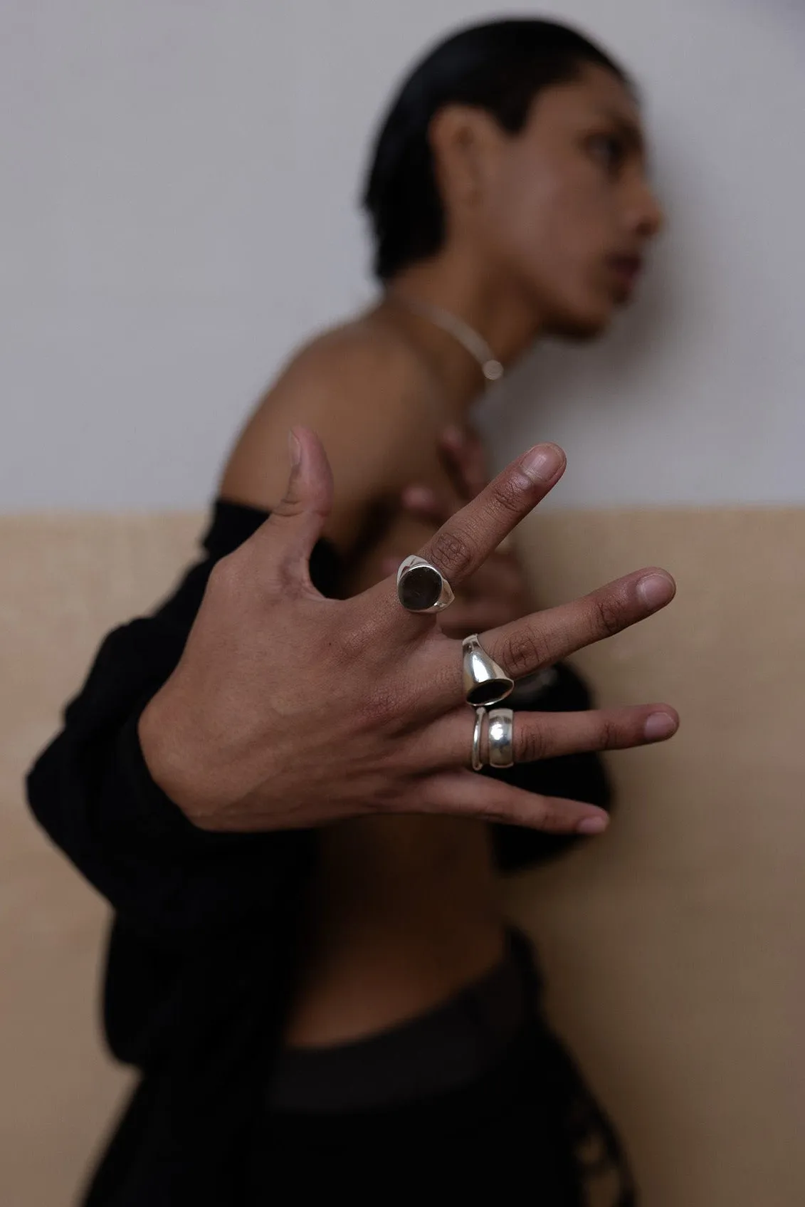 OVAL SIGNET RING sold by MARTINE ALI product image thumbnail 4
