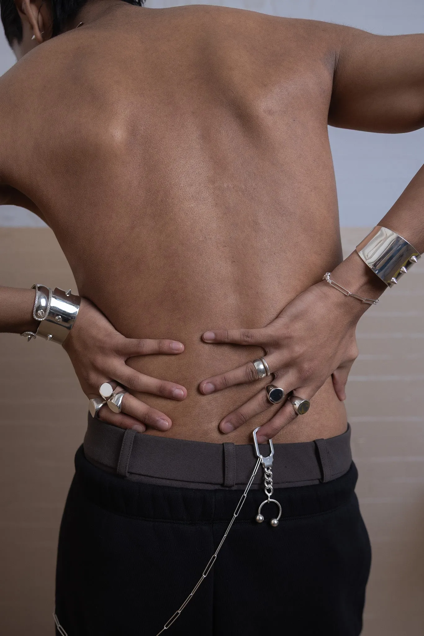 Gage Multi Spike Cuff Bracelet sold by MARTINE ALI product image thumbnail 2