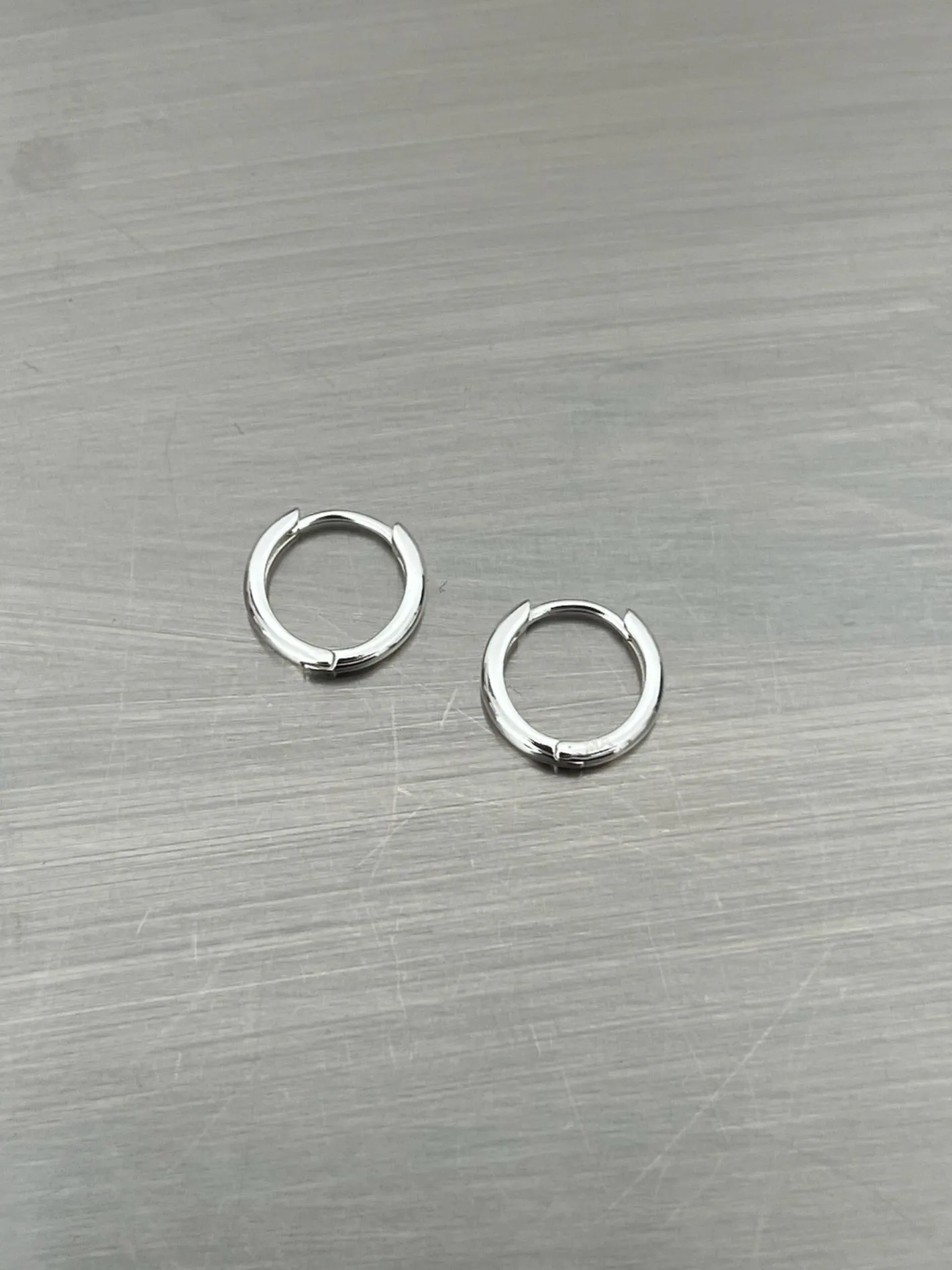 SIGNATURE SILVER HOOP sold by MARTINE ALI product image thumbnail 2