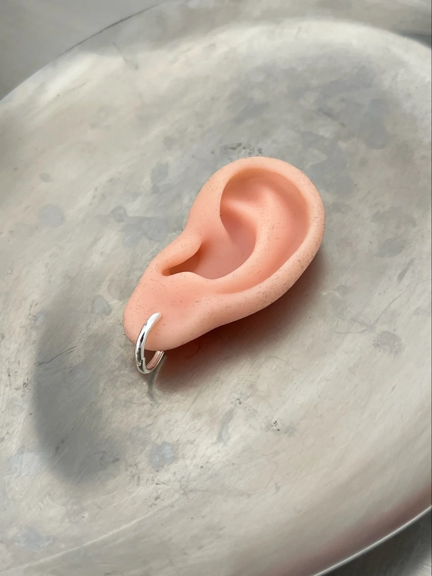 SIGNATURE SILVER HOOP sold by MARTINE ALI product image thumbnail 3