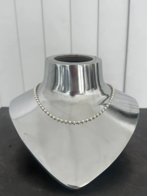OLI BALL SILVER CHAIN NECKLACE made by MARTINE ALI