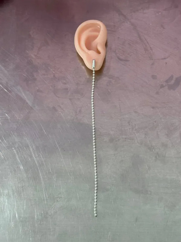 XL PEGGY BALL DROP EARRING made by MARTINE ALI