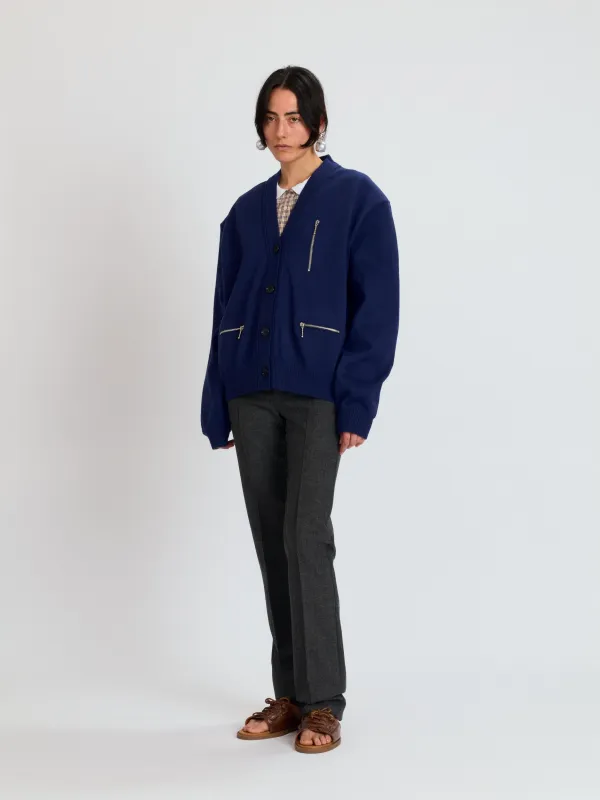 Cardigan with Zippers made by Meryll Rogge