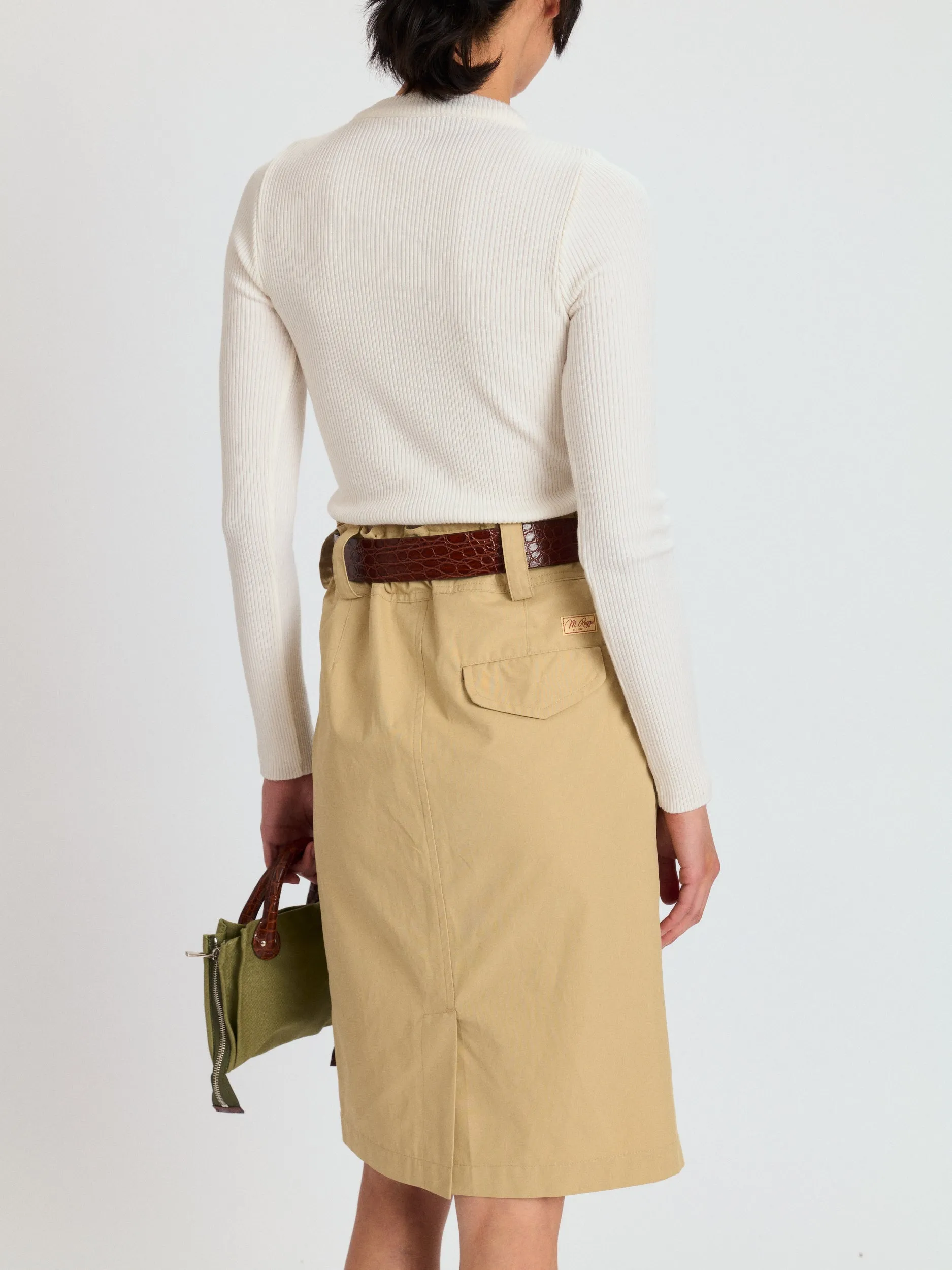 Chino Pencil Skirt sold by Meryll Rogge product image thumbnail 3
