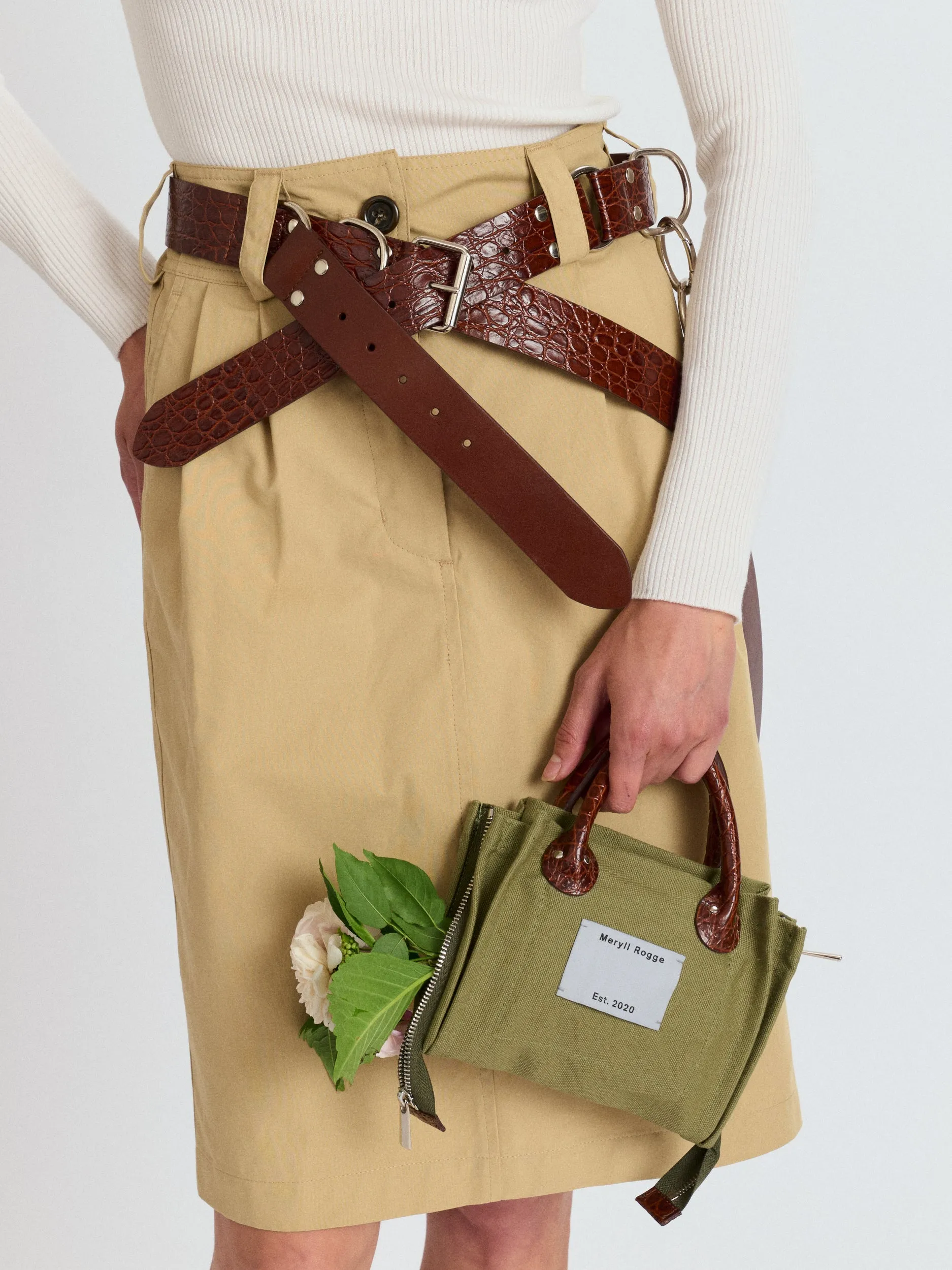 Chino Pencil Skirt sold by Meryll Rogge product image thumbnail 2