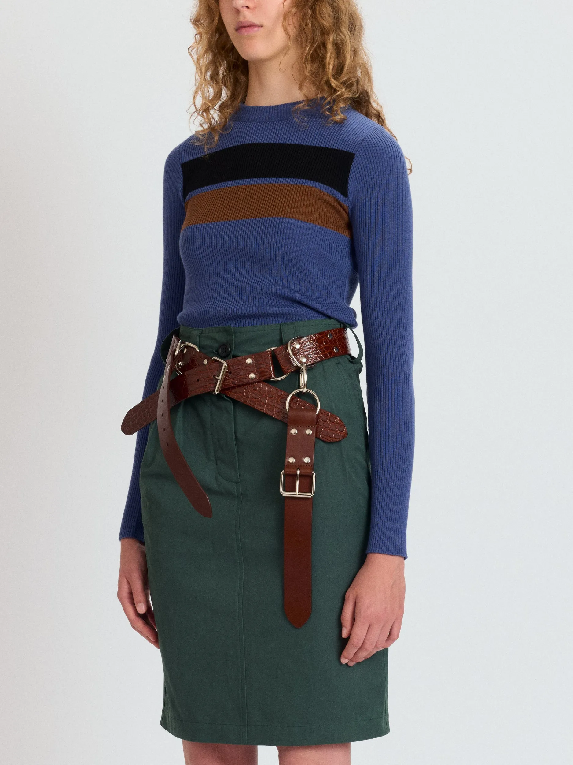 Chino Pencil Skirt sold by Meryll Rogge product image thumbnail 4