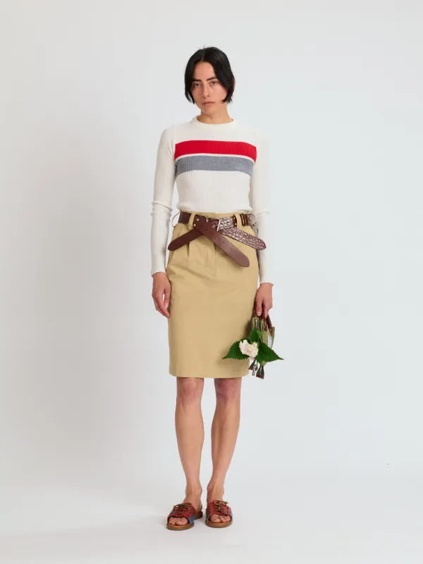 Chino Pencil Skirt made by Meryll Rogge