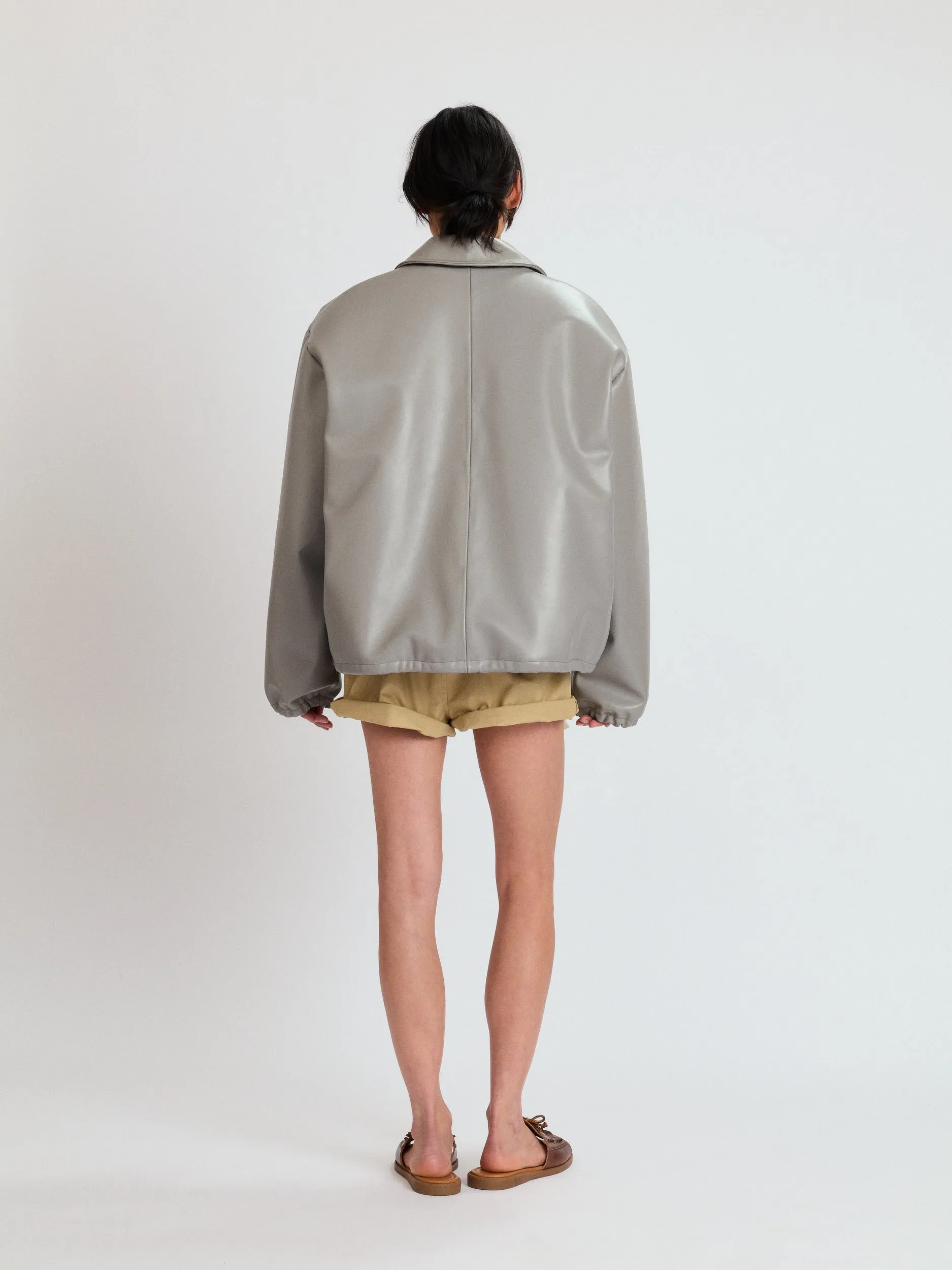 Leather Bomber Jacket sold by Meryll Rogge product image thumbnail 5