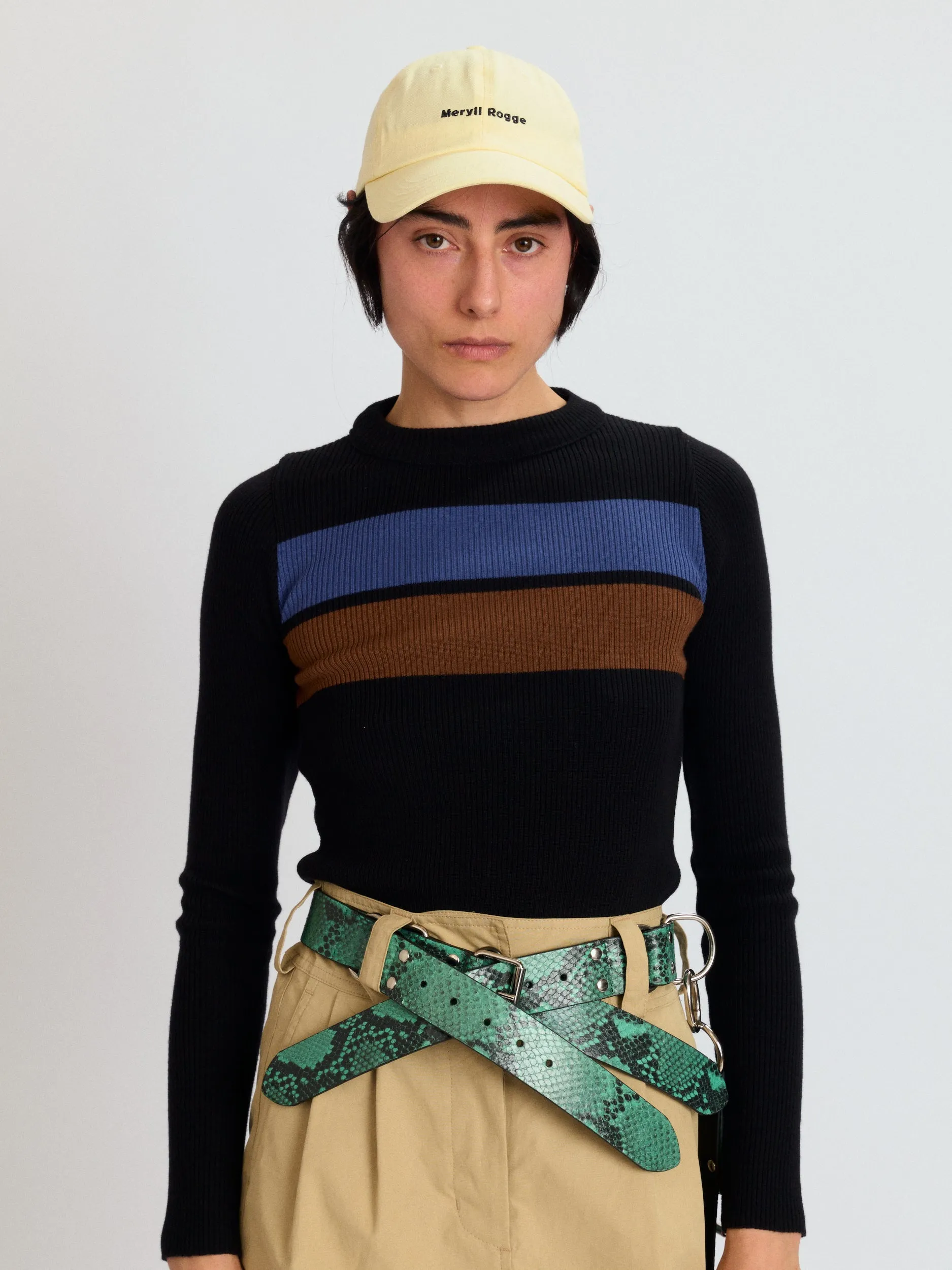 Striped Rib Knit Top sold by Meryll Rogge product image thumbnail 5