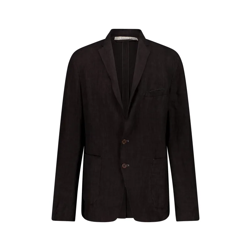 Udo Unlined Tie Dye Linen 2 Button Notch Lapel Jacket made by Meta Campania Collective