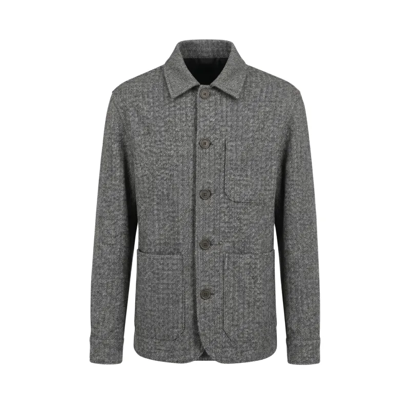 Udo Unlined Raw Silk 2 Button Notch Lapel Jacket made by Meta Campania Collective