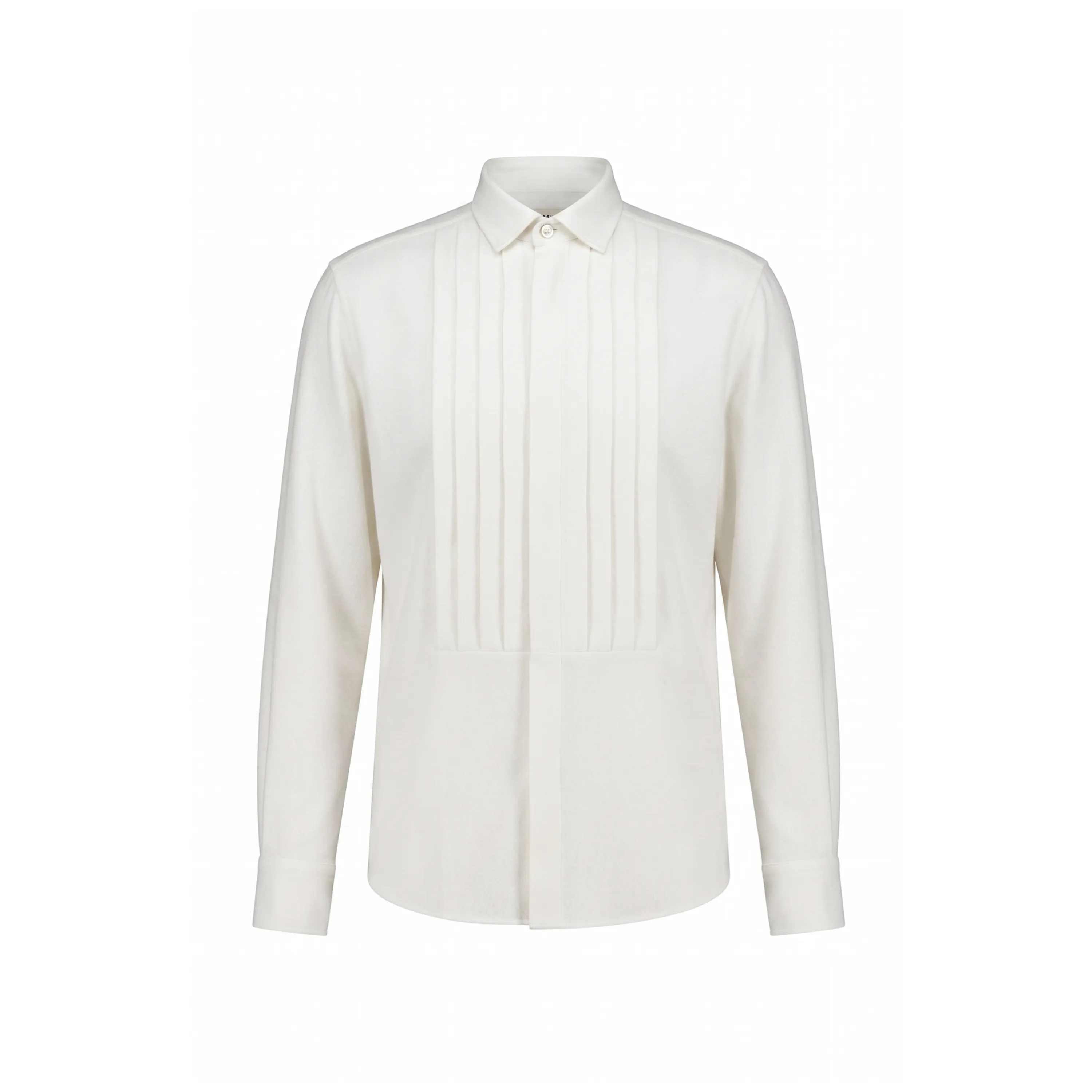 Lee Unlined Tuxedo Cotton Cashmere Shirt sold by Meta Campania Collective