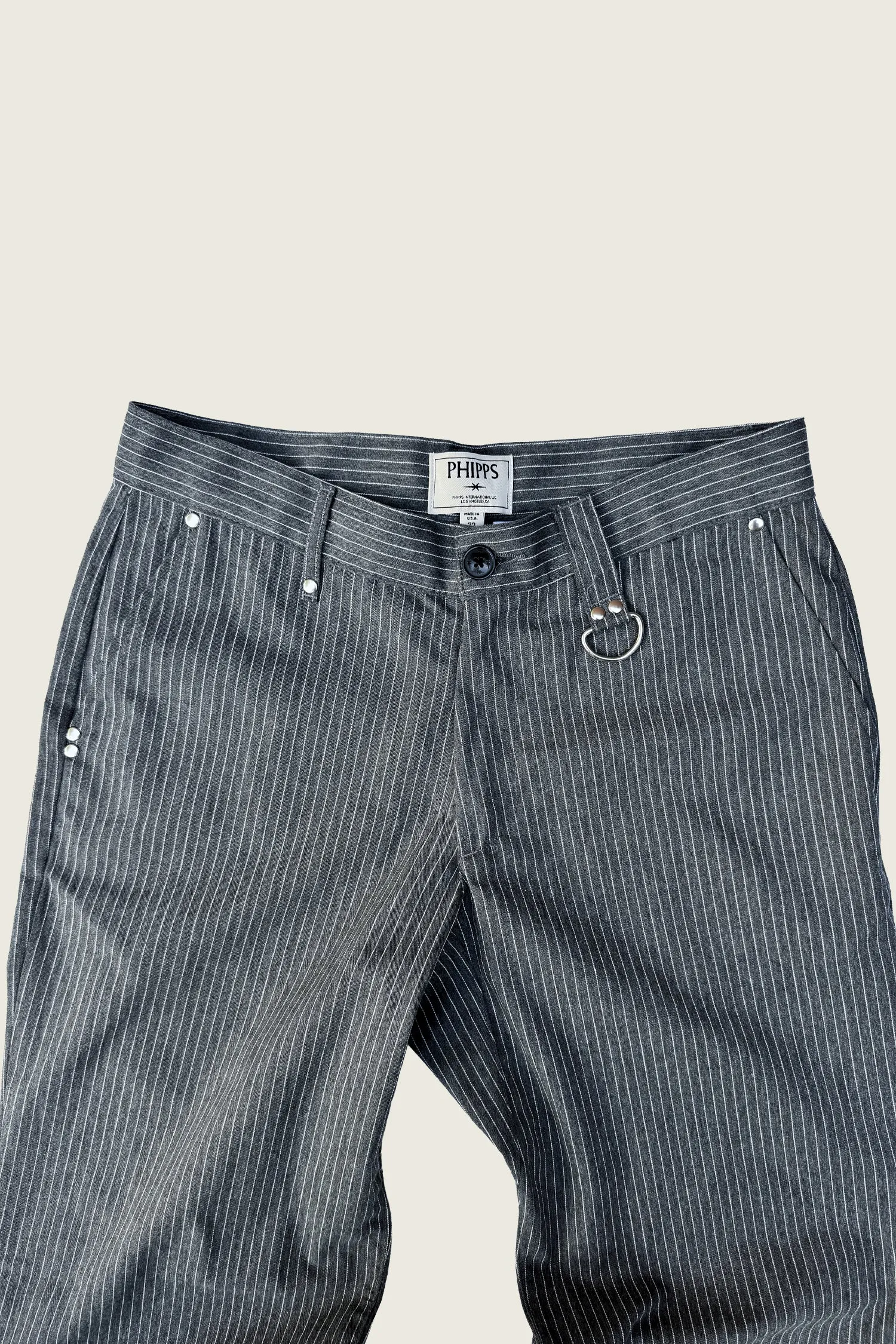 STRIPED STUD CHINO sold by PHIPPS product image thumbnail 3