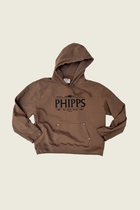 LOGO STUD HOODIE made by PHIPPS