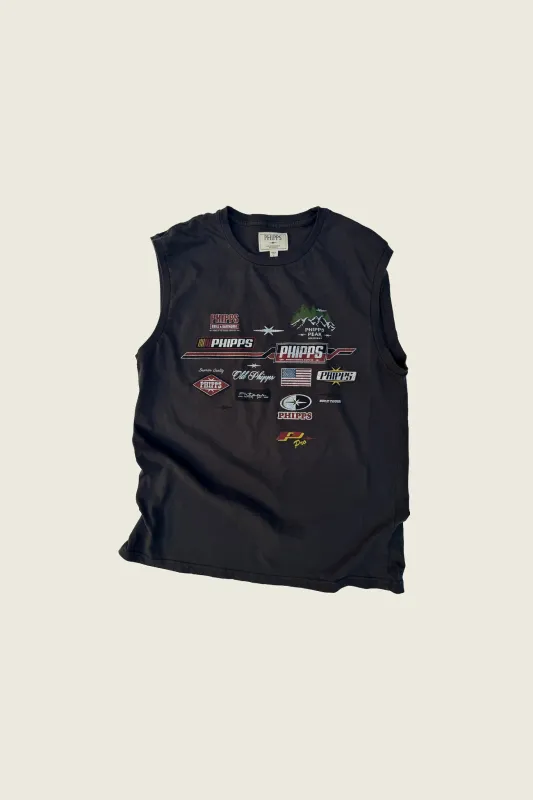 RACING LOGO MUSCLE T made by PHIPPS