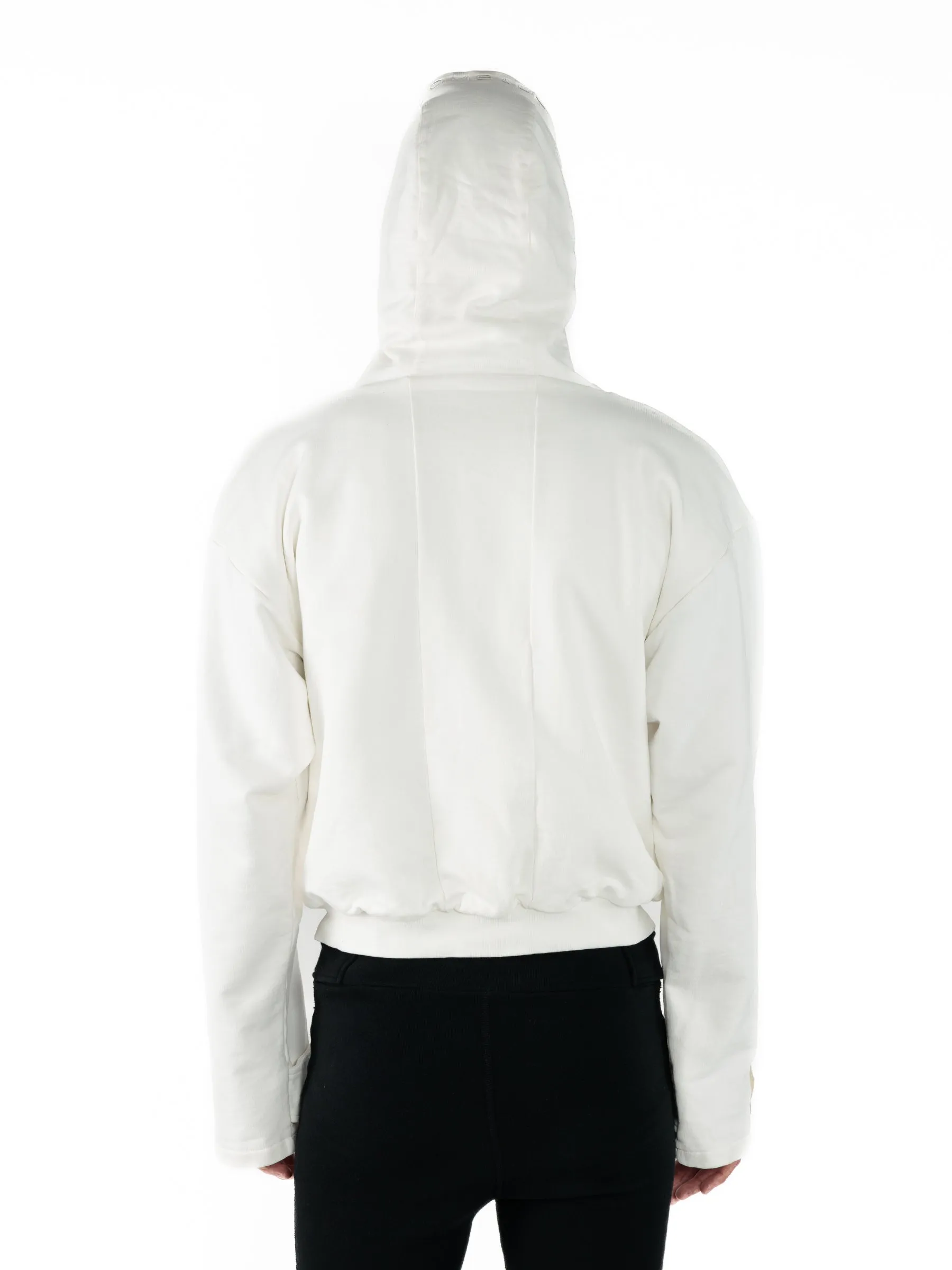 ZIPPER HOODIE White sold by ROMBAUT product image thumbnail 2