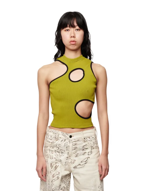 CELL TANK TOP Organic Neon made by ROMBAUT