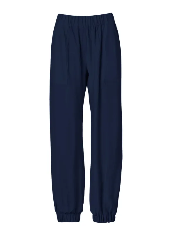 Chilean Pant Navy made by Silvia Tcherassi