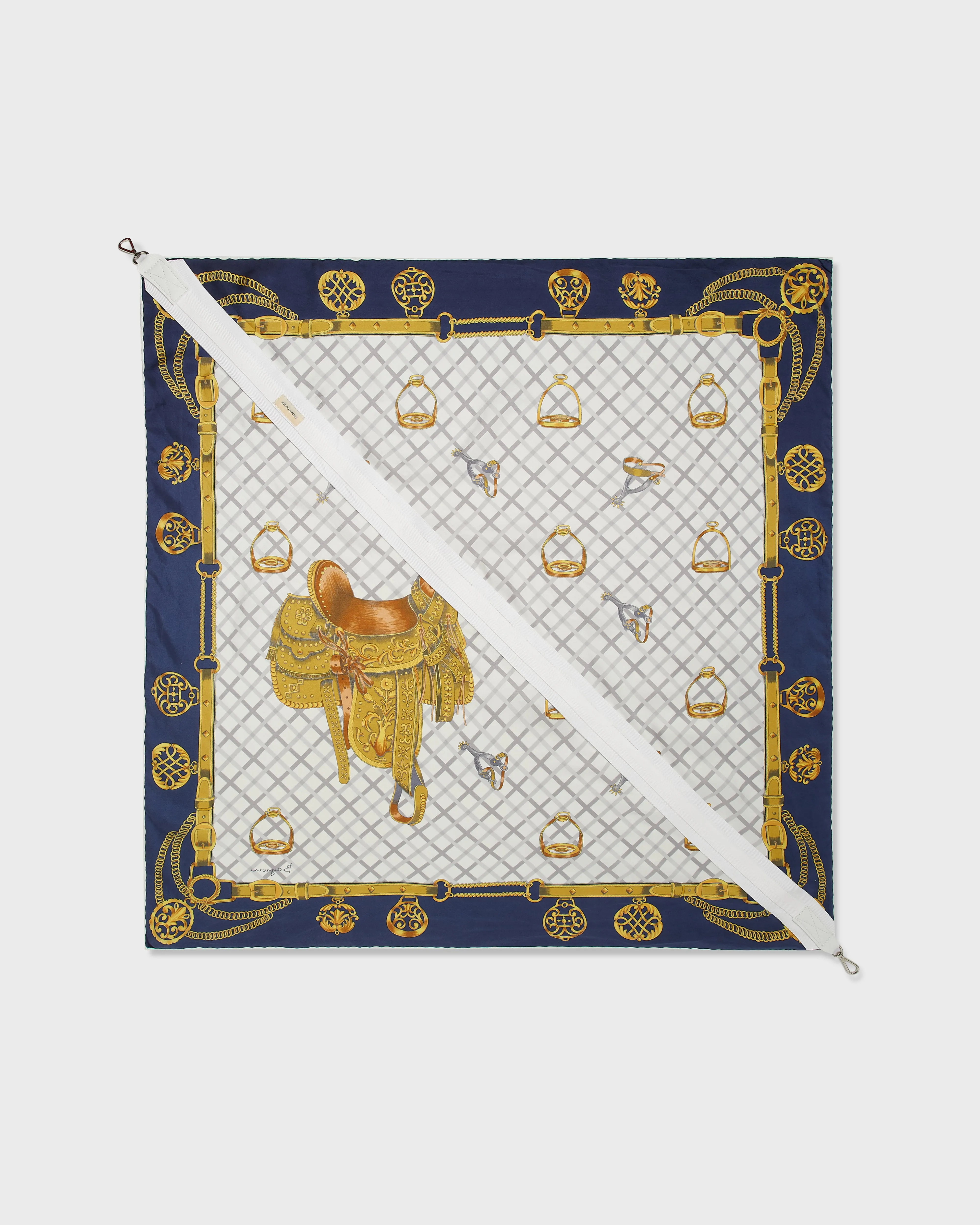 Vintage Silk Scarf Strap sold by Stefan Cooke product image thumbnail 3