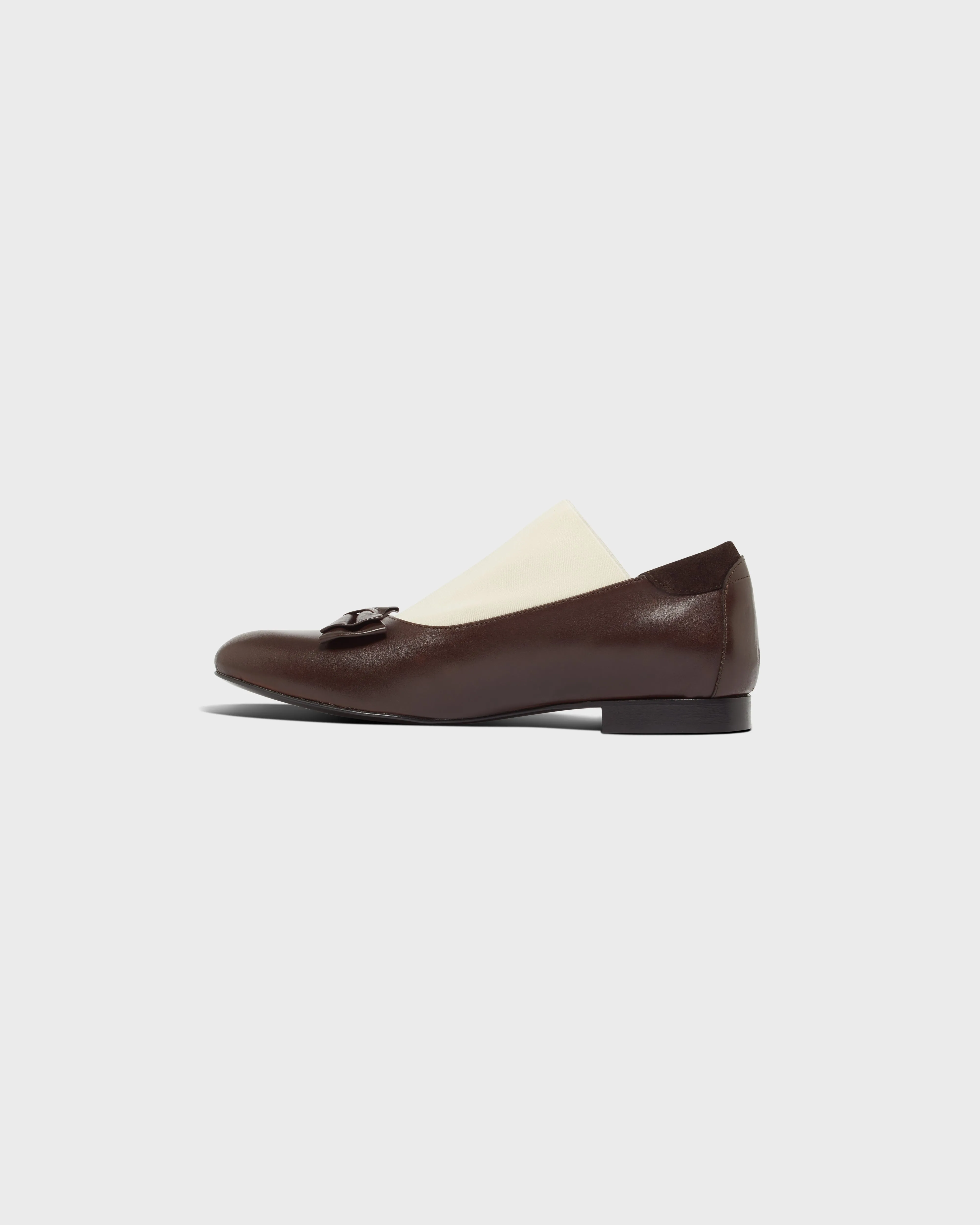 Elastic Opera Shoe in Brown & Ivory sold by Stefan Cooke product image thumbnail 3