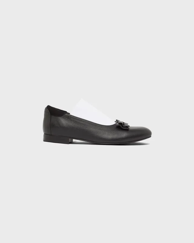 Elastic Opera Shoe in Black & White made by Stefan Cooke