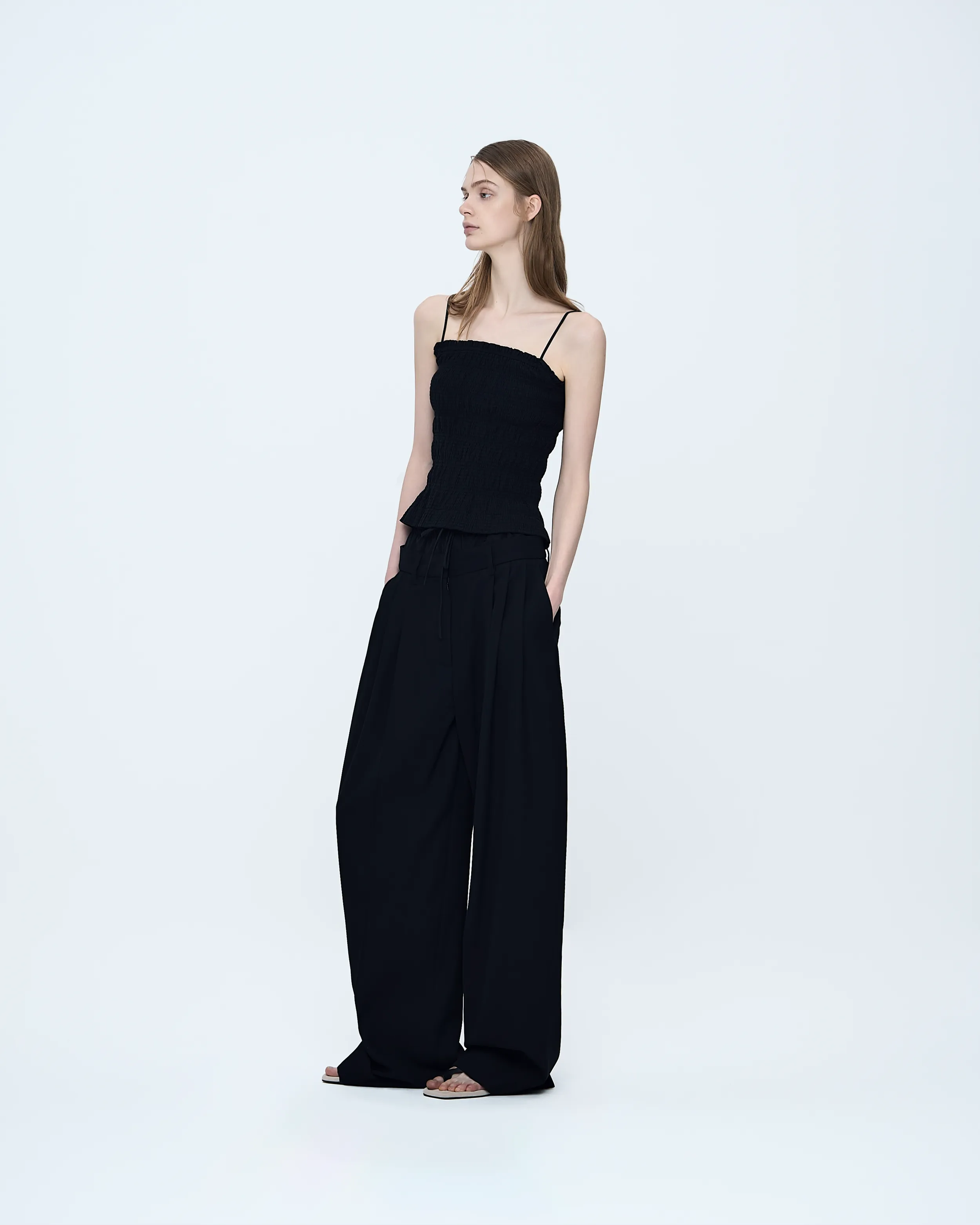 Smocked Shortie Top sold by SYSTEM product image thumbnail 3