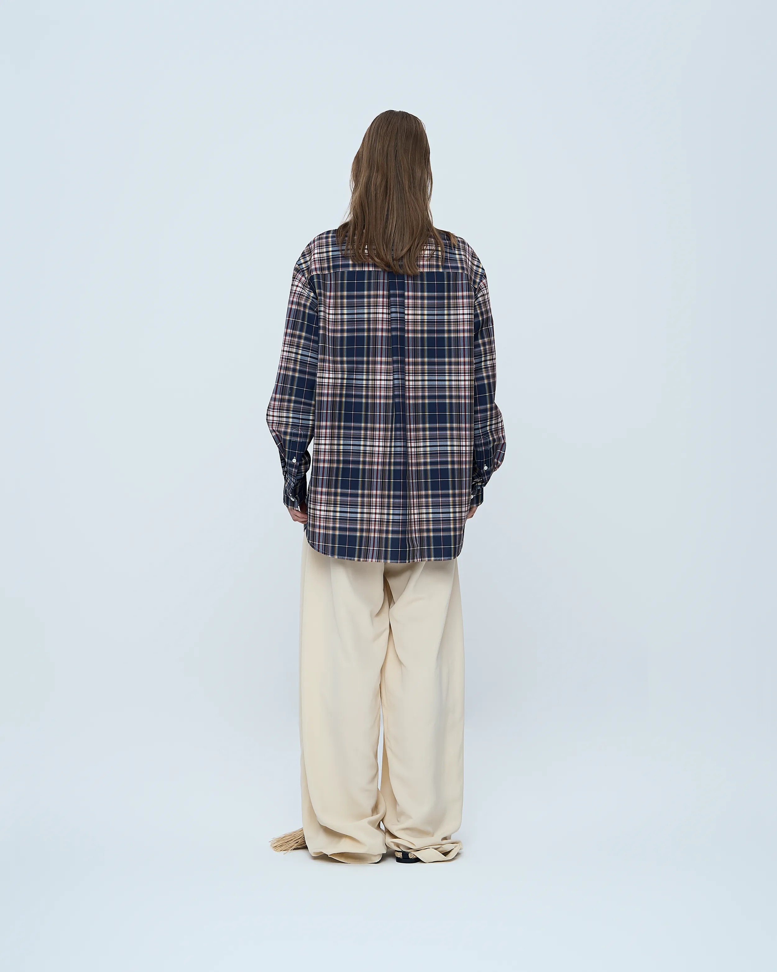 Triple-Tucked Pants sold by SYSTEM product image thumbnail 3