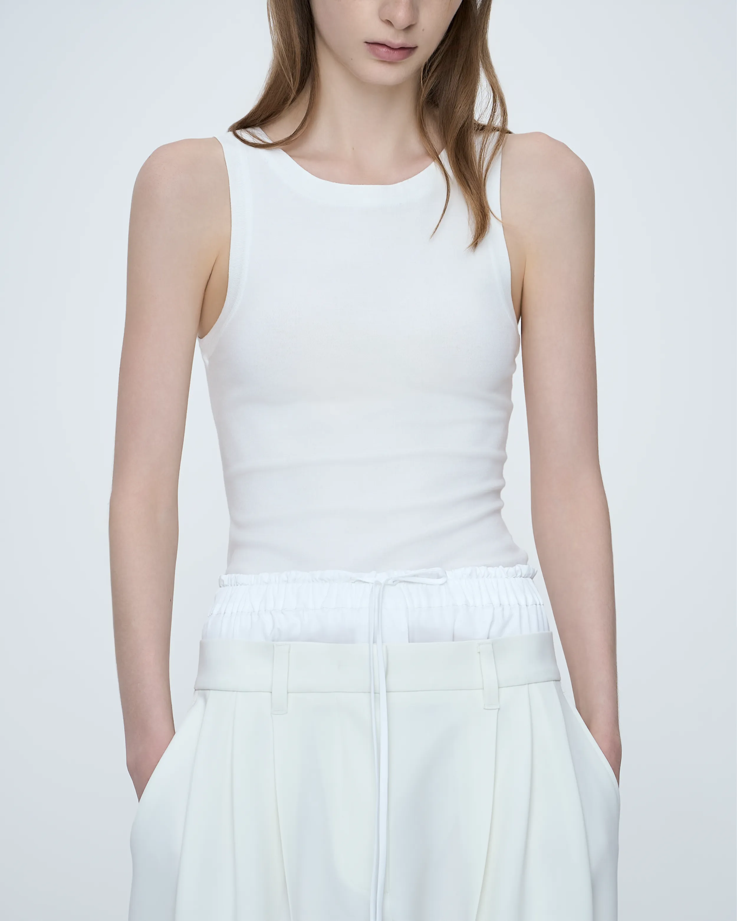Essential Sleeveless Knit Top sold by SYSTEM product image thumbnail 4