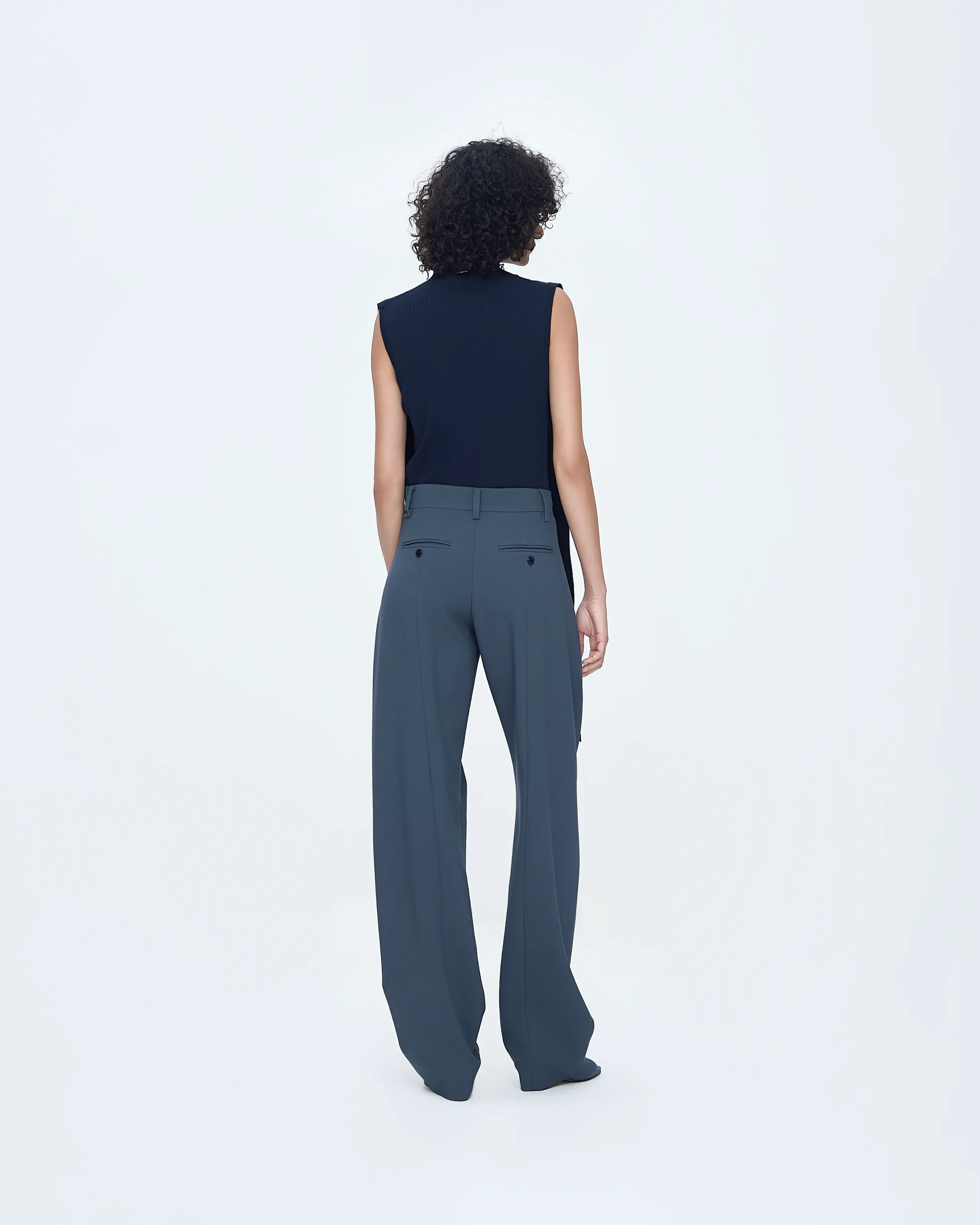 Scarf-Tie Sleeveless Knit Top sold by SYSTEM product image thumbnail 3