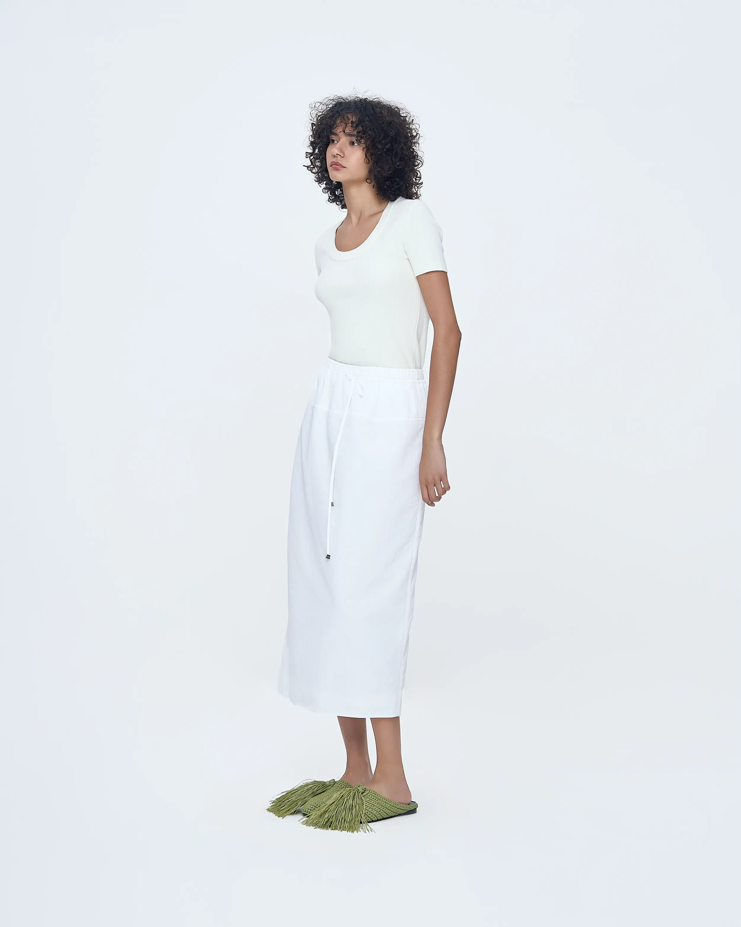 Slim-Fit Knit Top sold by SYSTEM product image thumbnail 2