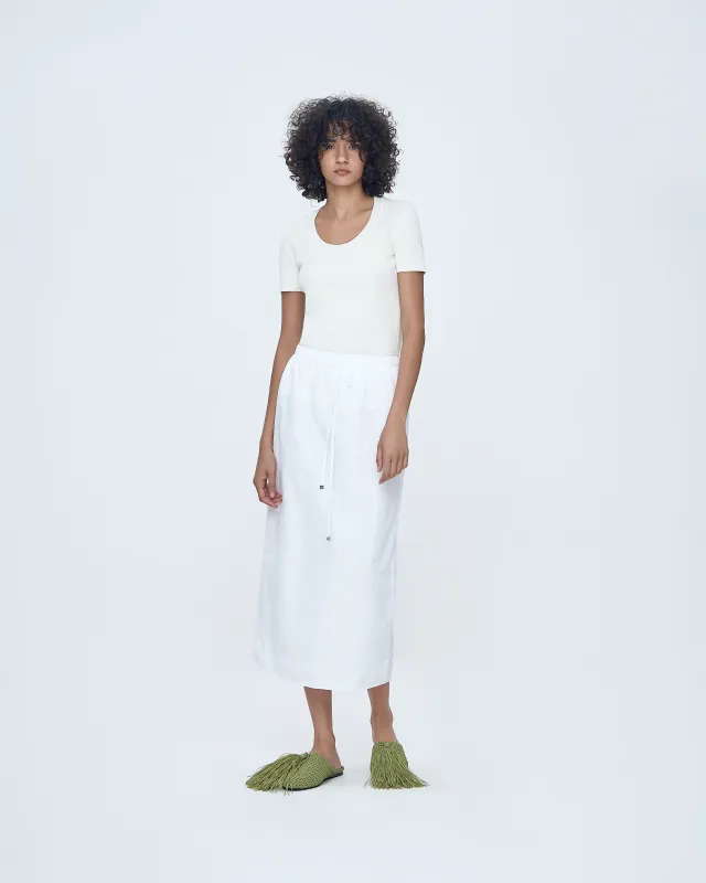 Slim-Fit Knit Top made by SYSTEM