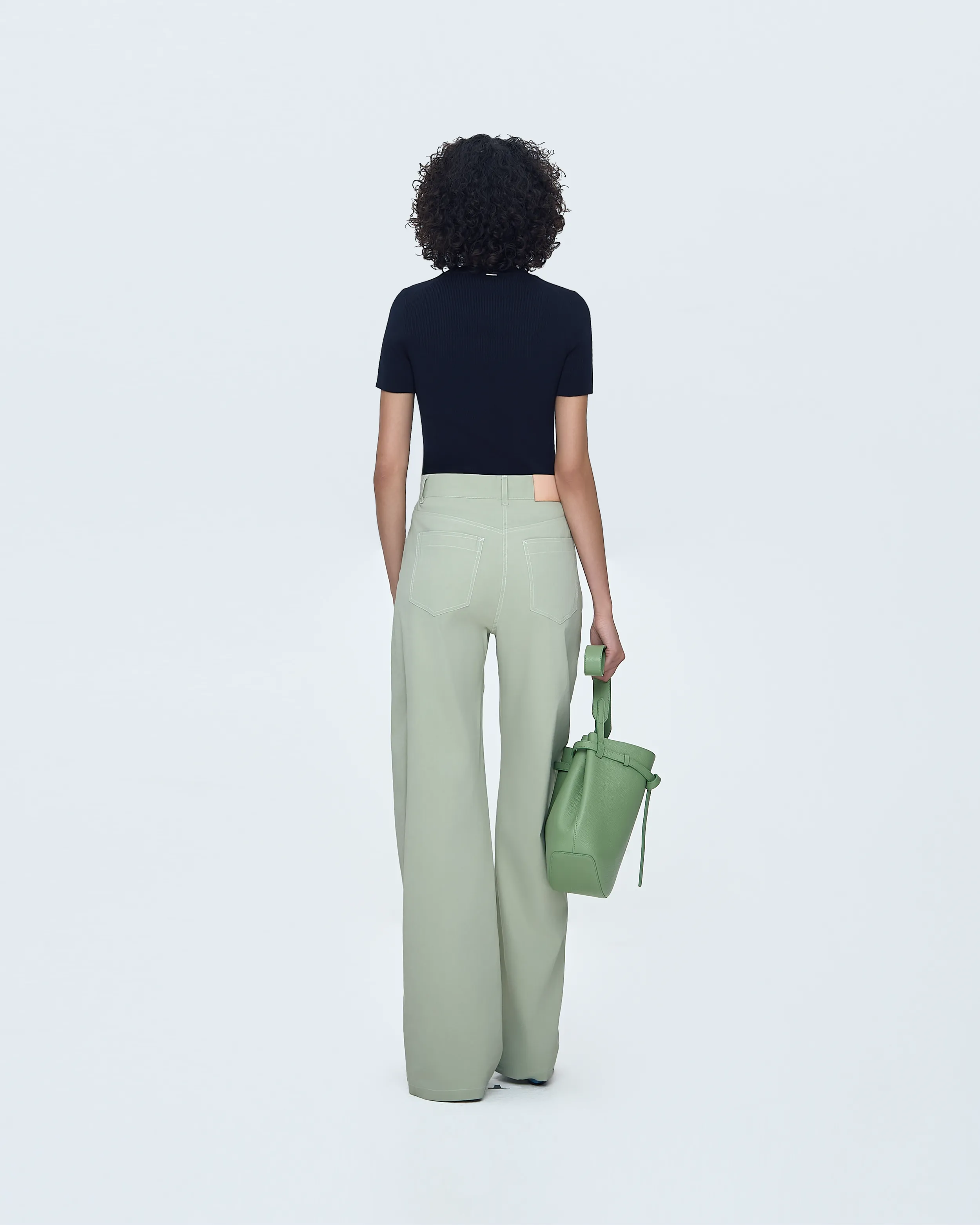 Slim-Fit Knit Top sold by SYSTEM product image thumbnail 3