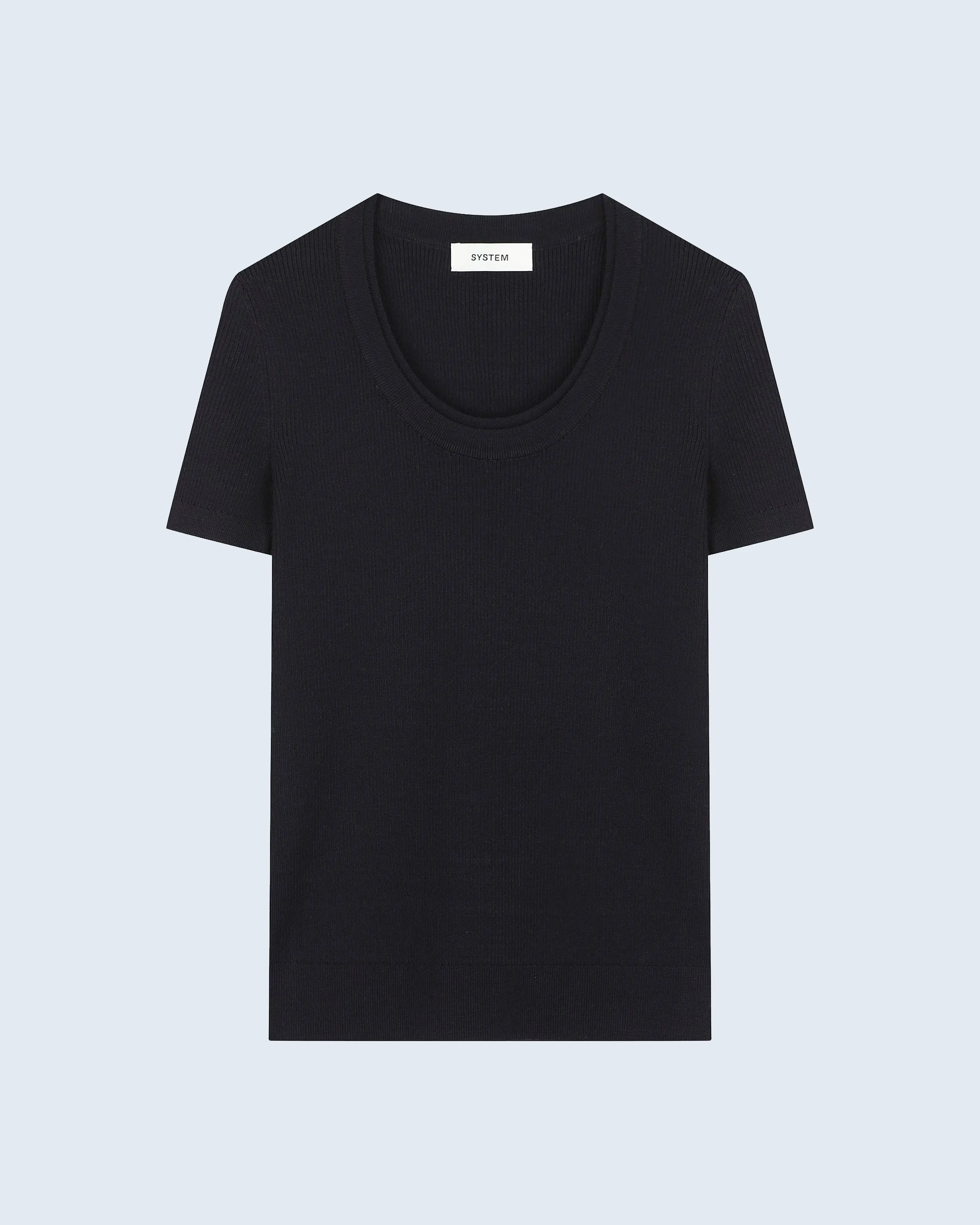 Slim-Fit Knit Top sold by SYSTEM product image thumbnail 5