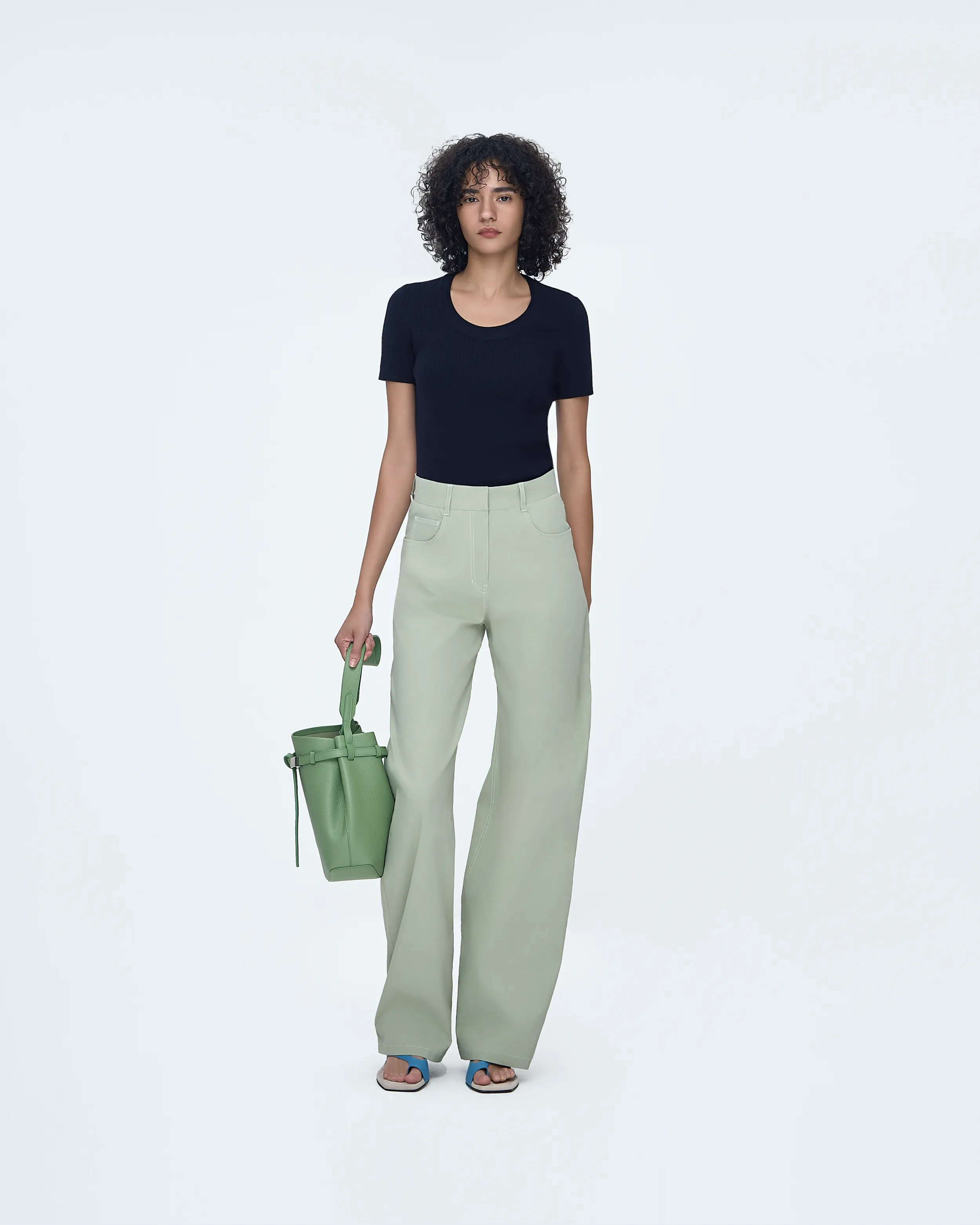 Slim-Fit Knit Top sold by SYSTEM