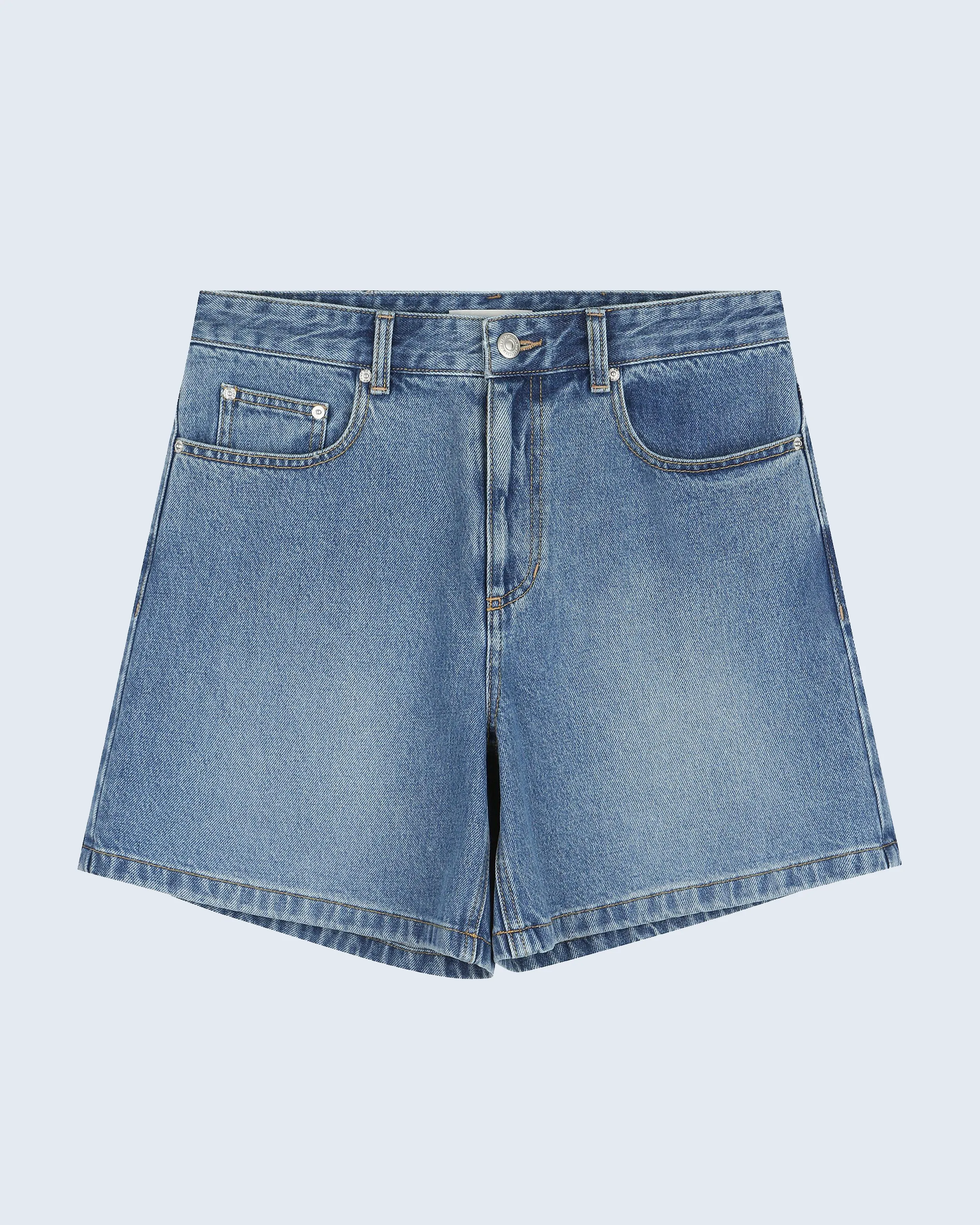 Denim Shorts sold by SYSTEM product image thumbnail 4