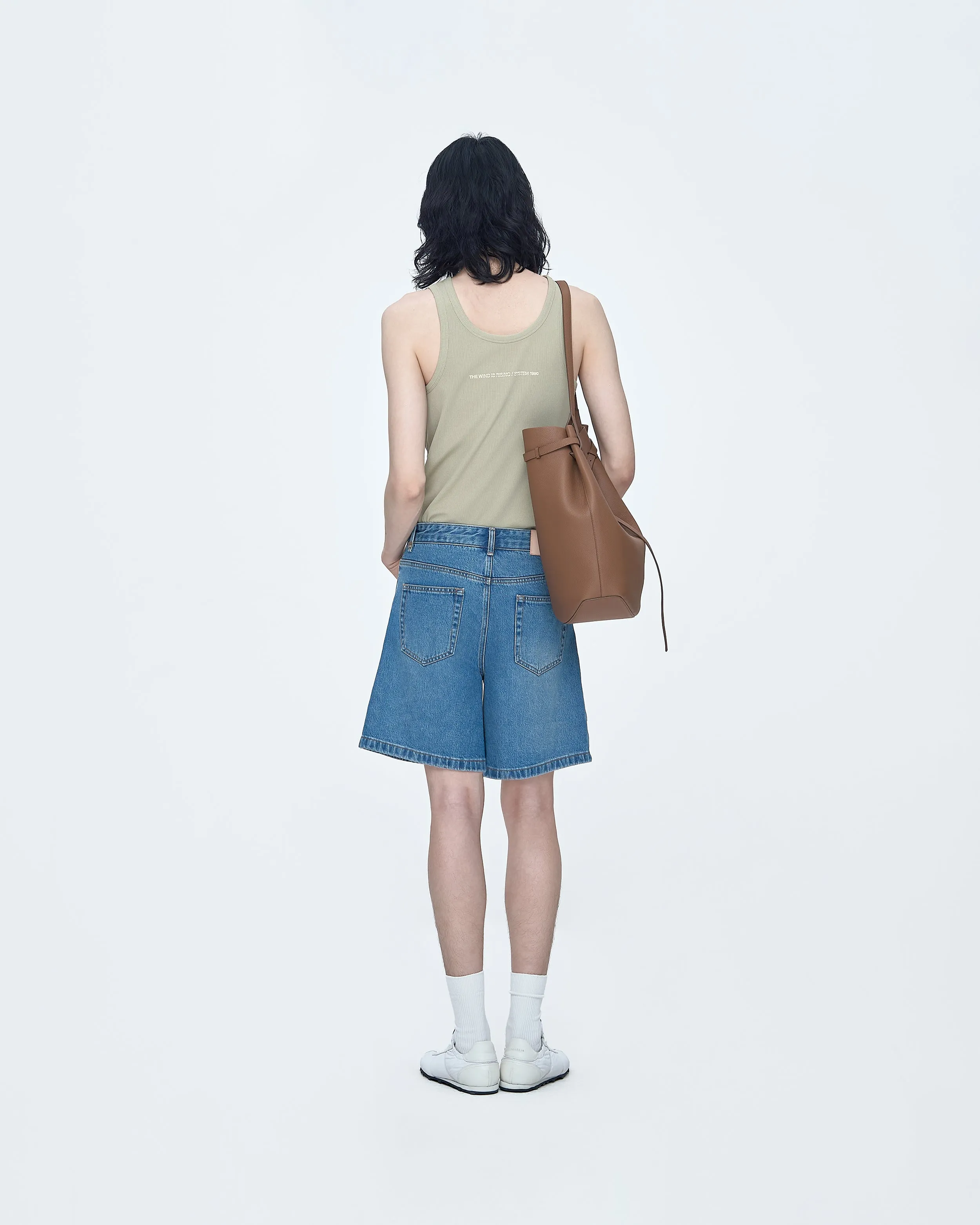 Denim Shorts sold by SYSTEM product image thumbnail 2