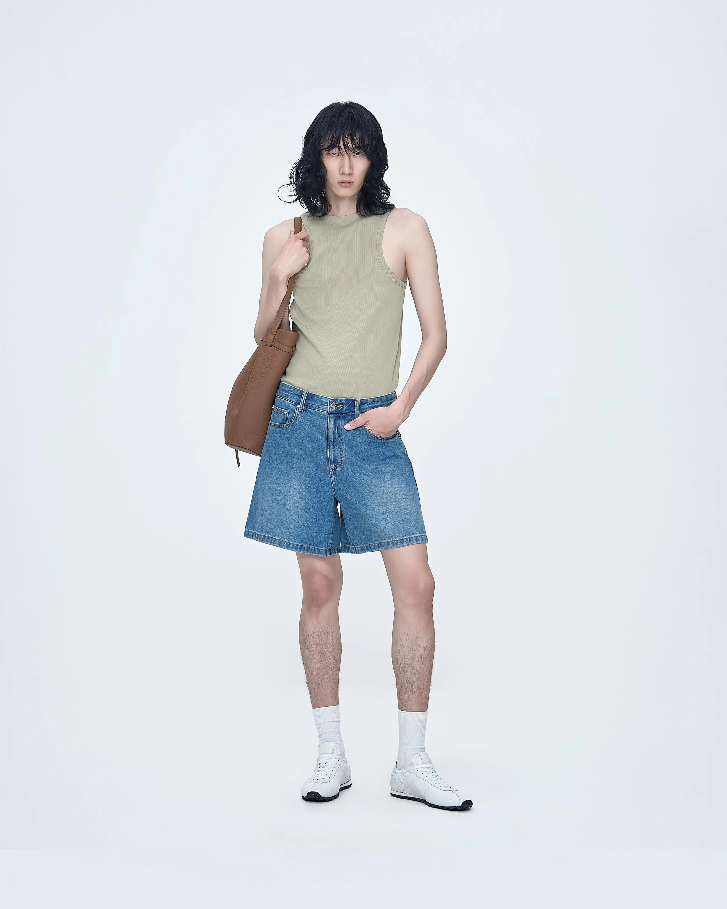 Denim Shorts sold by SYSTEM