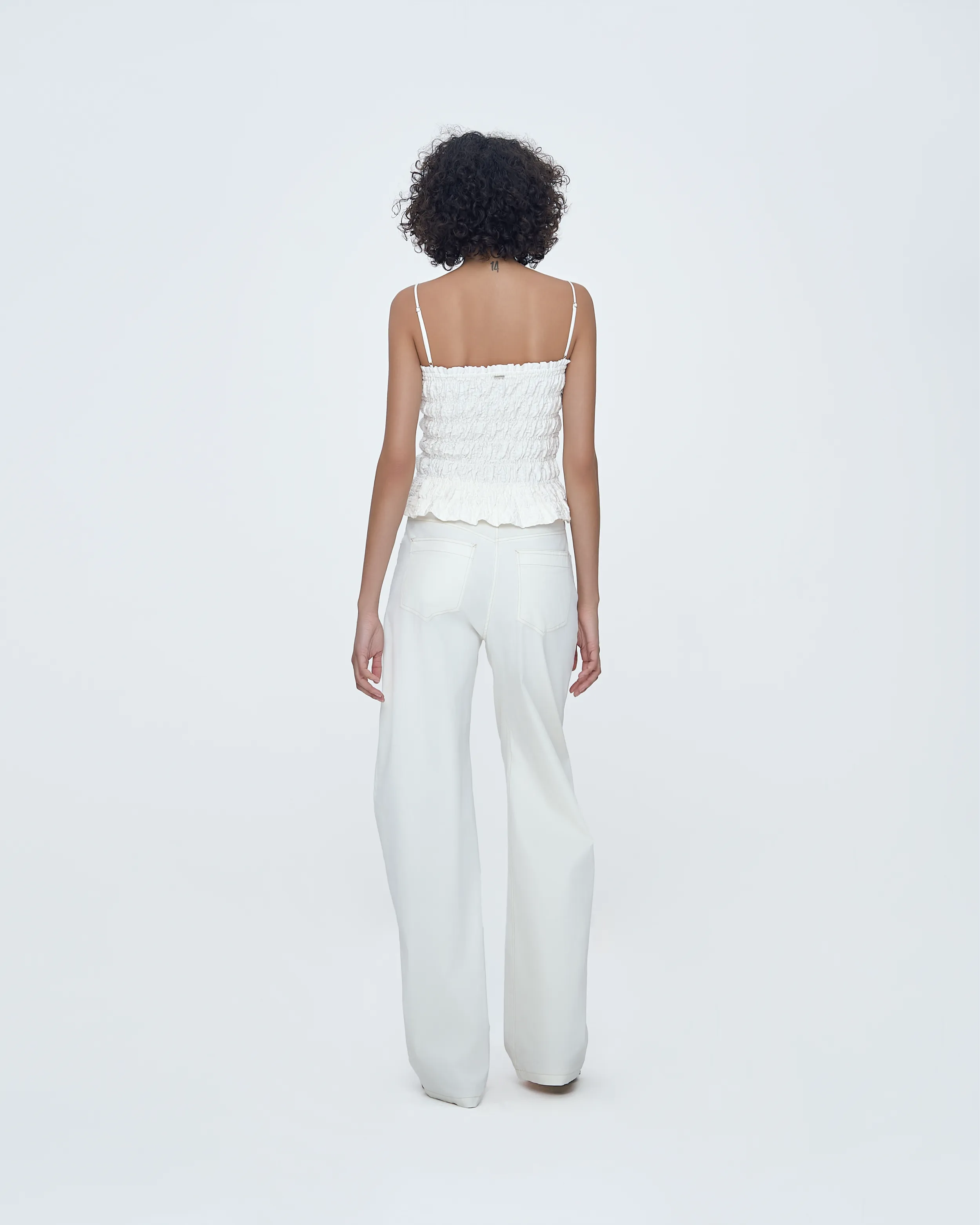 Smocked Shortie Top sold by SYSTEM product image thumbnail 3