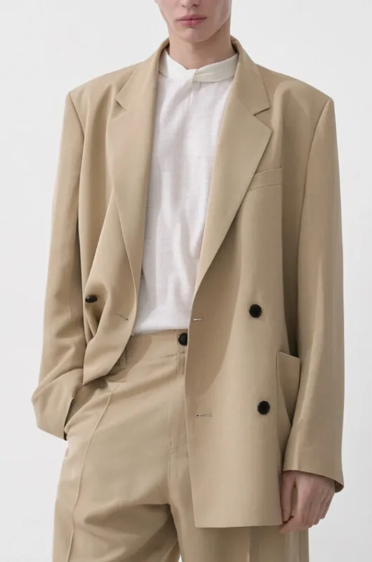 Double Breasted Jacket made by SYSTEM
