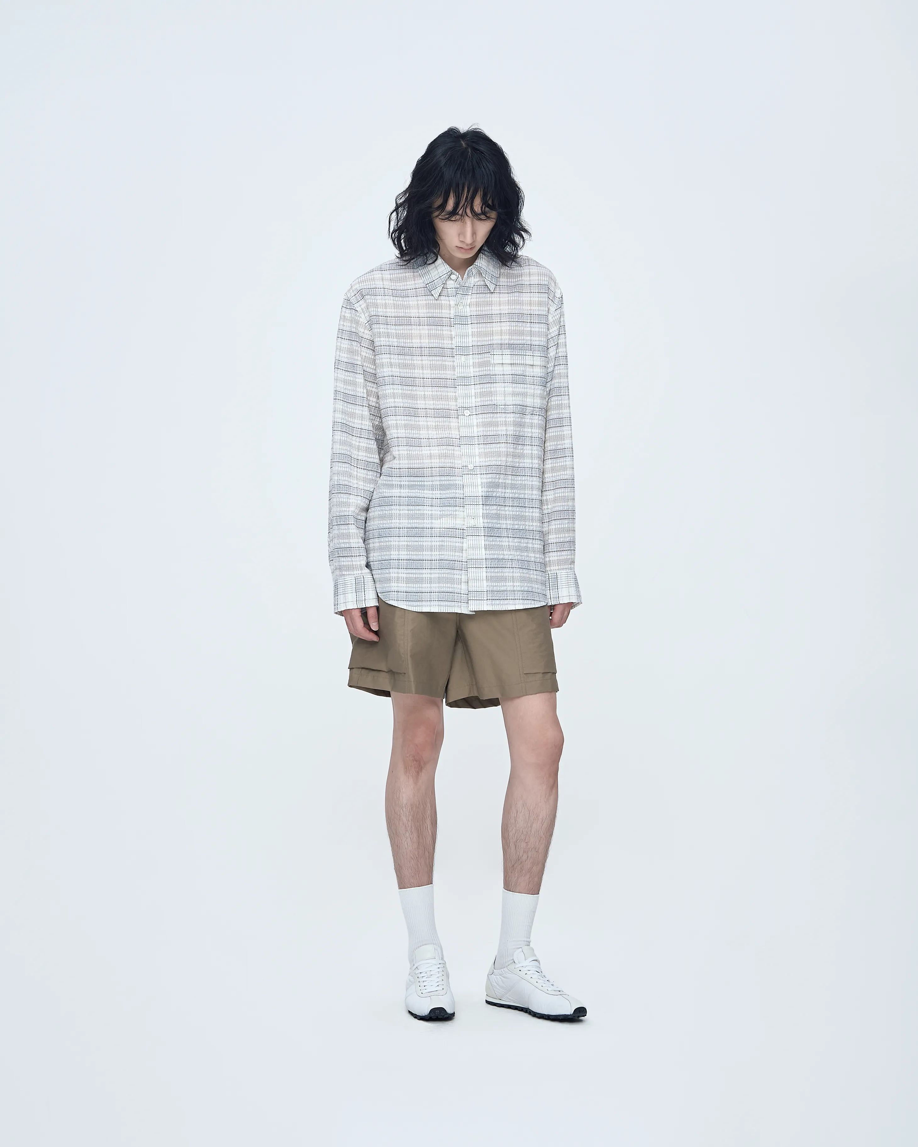Seersucker Shirt sold by SYSTEM product image thumbnail 3