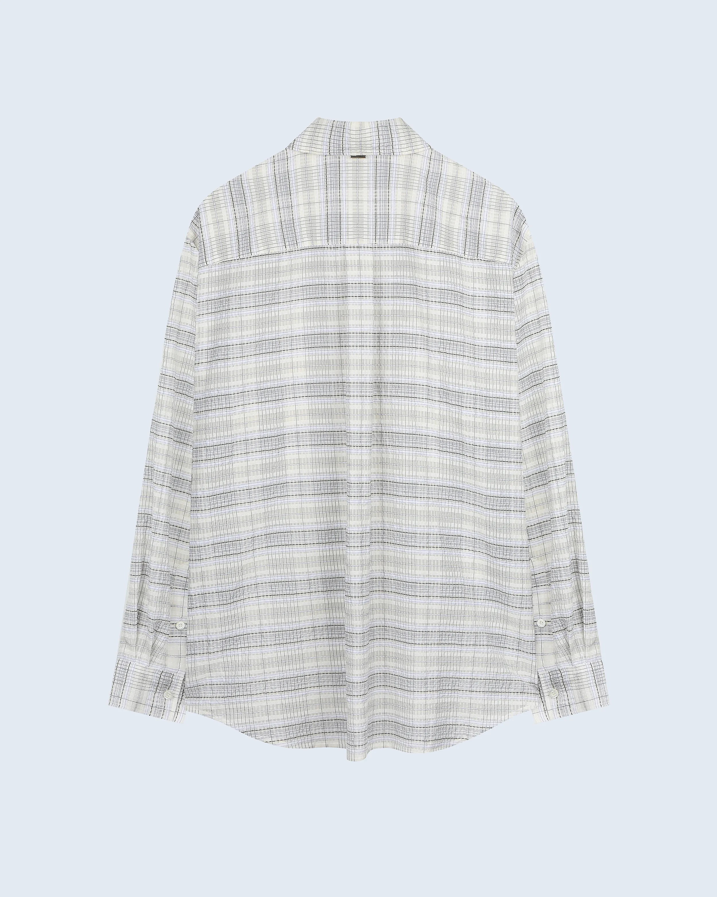 Seersucker Shirt sold by SYSTEM product image thumbnail 4