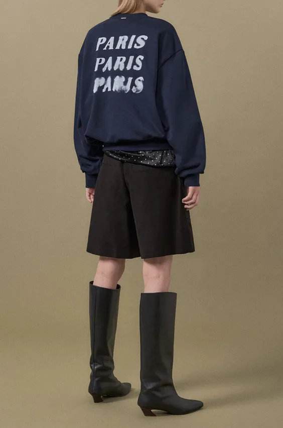 Back Logo Round Neck Sweatshirt sold by SYSTEM product image thumbnail 3