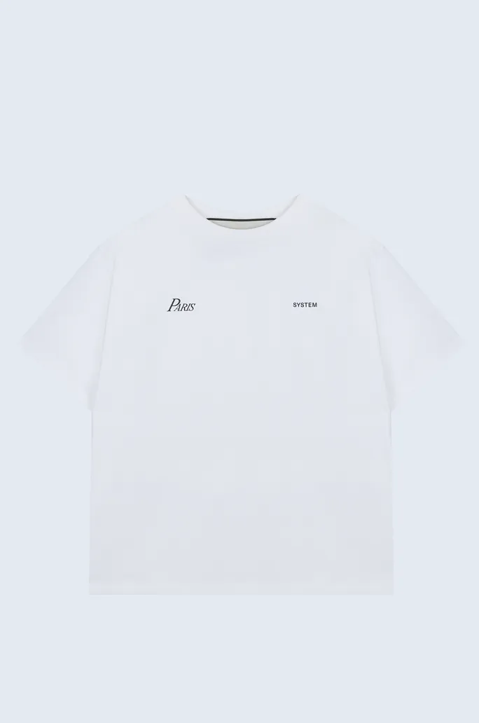 Signature Logo Graphic T-Shirt sold by SYSTEM
