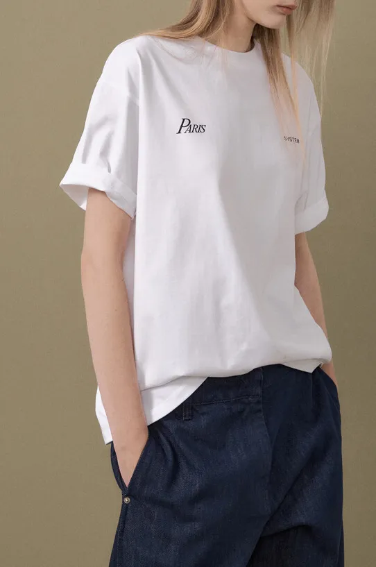 Signature Logo Graphic T-Shirt sold by SYSTEM product image thumbnail 4