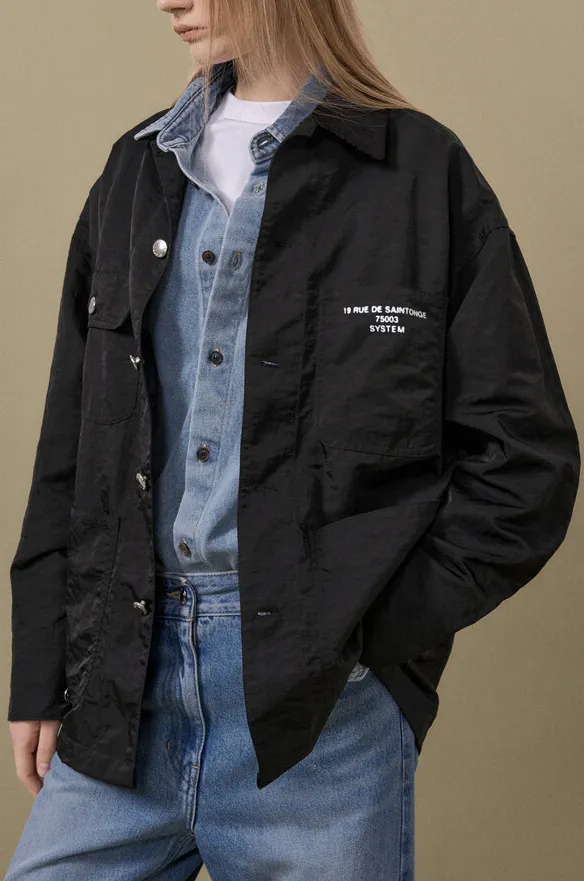 Relaxed Chore Jacket sold by SYSTEM product image thumbnail 4
