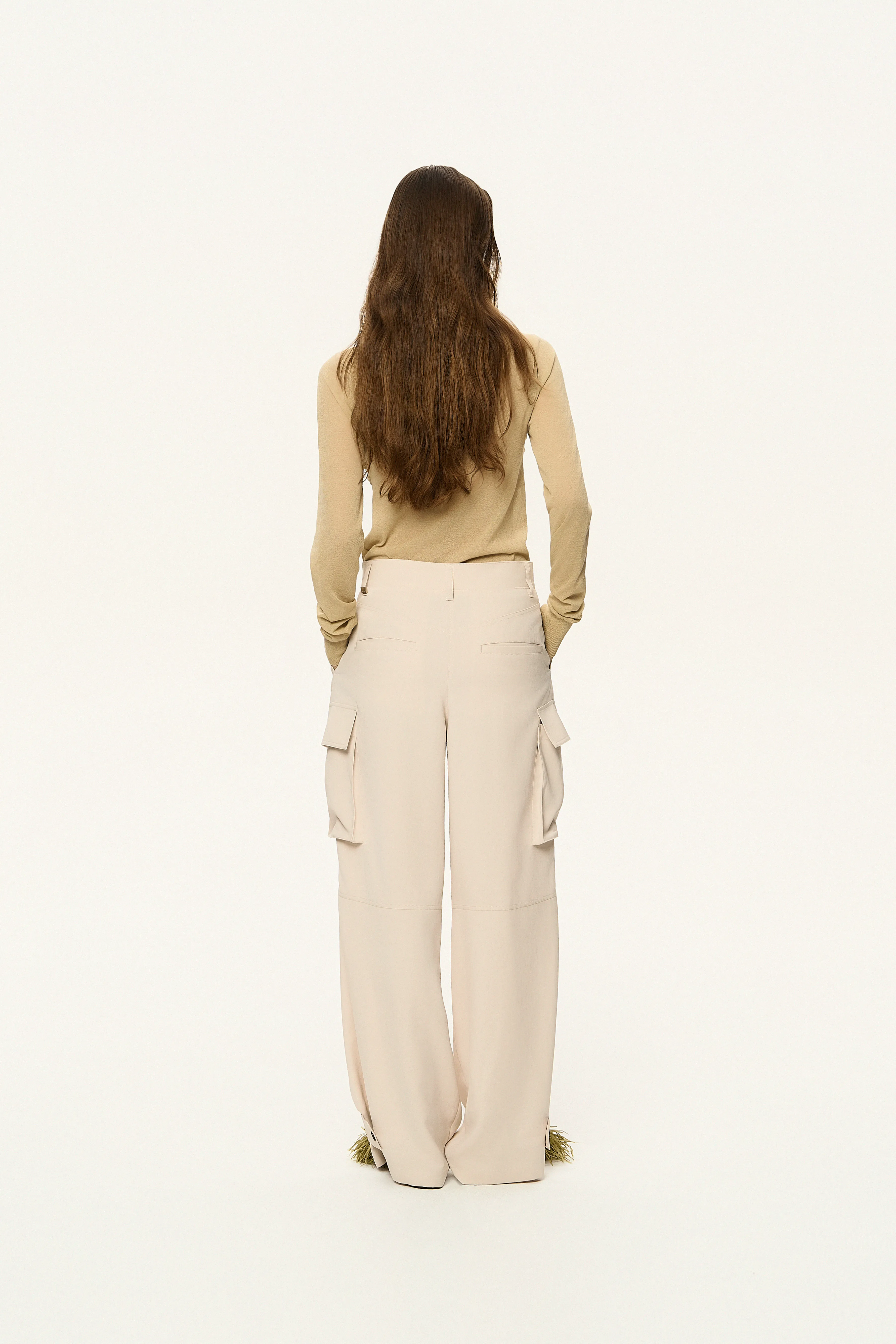 Twisted Sheer Knit Top sold by SYSTEM product image thumbnail 5
