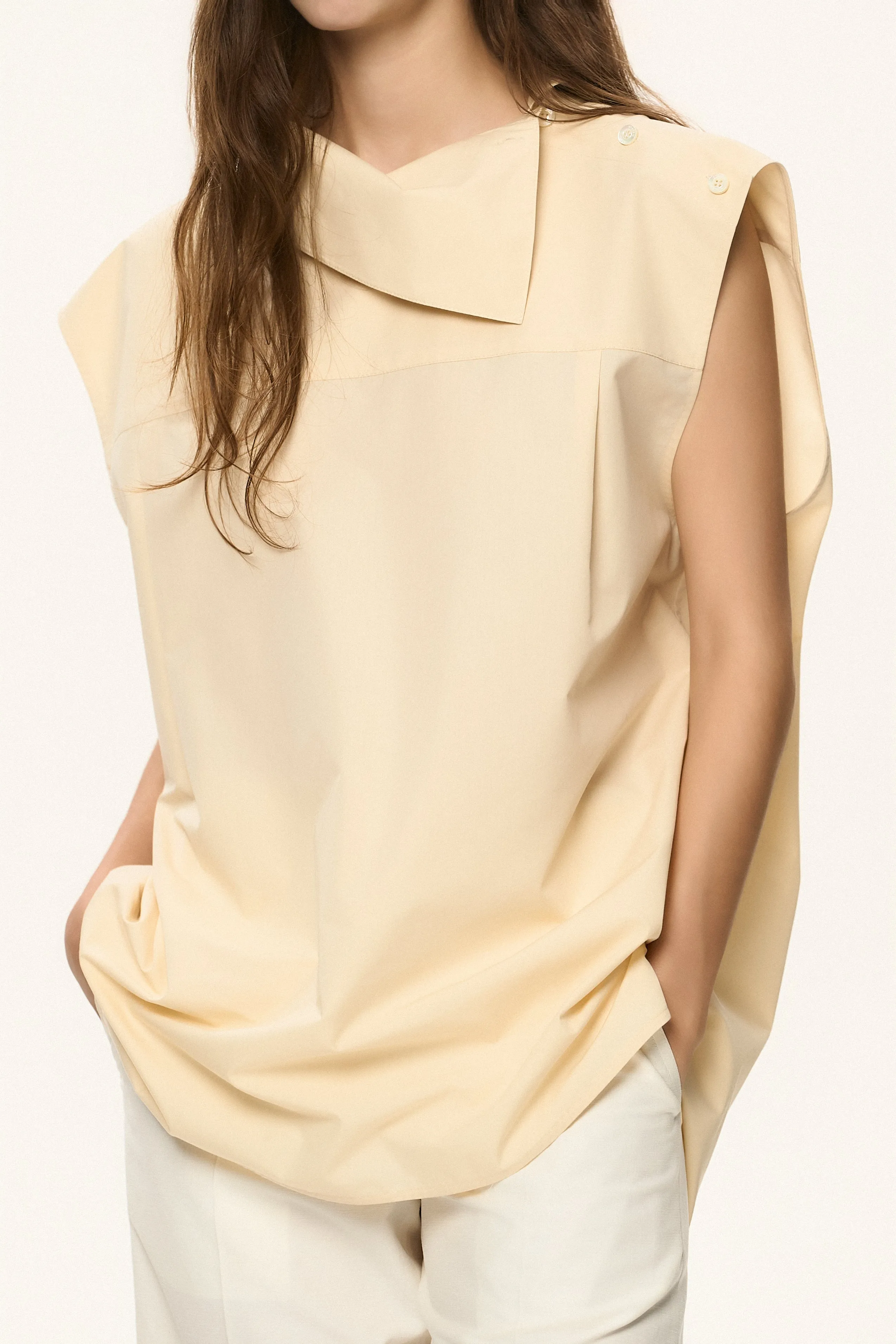High-Neck Detail Top sold by SYSTEM product image thumbnail 4