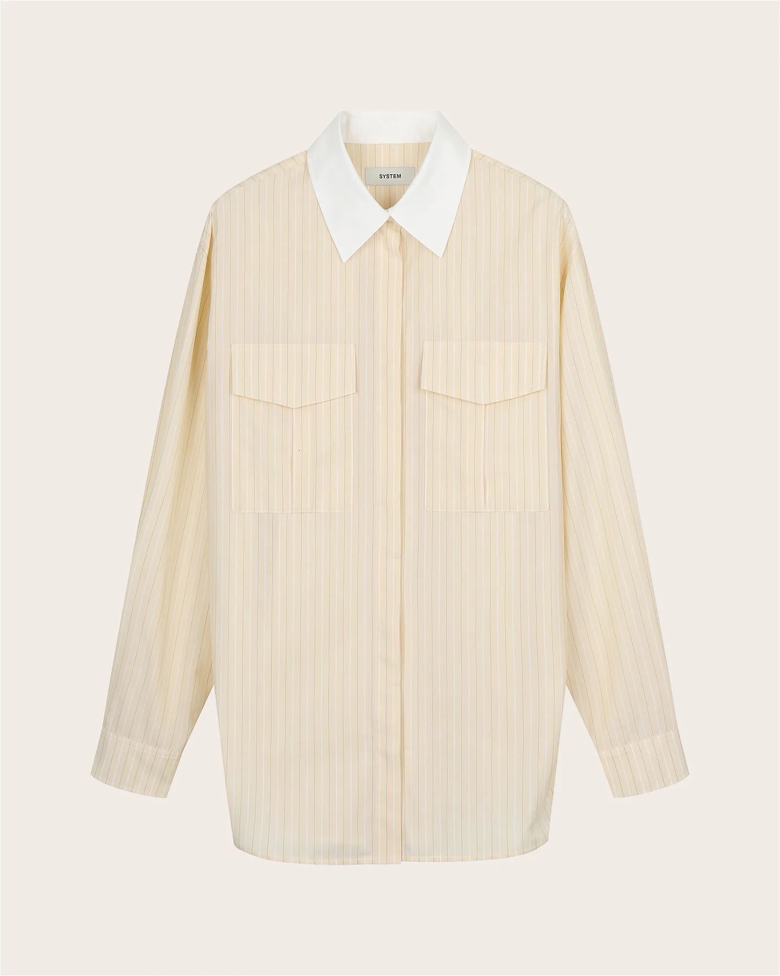 Contrast Collar Shirt sold by SYSTEM product image thumbnail 2